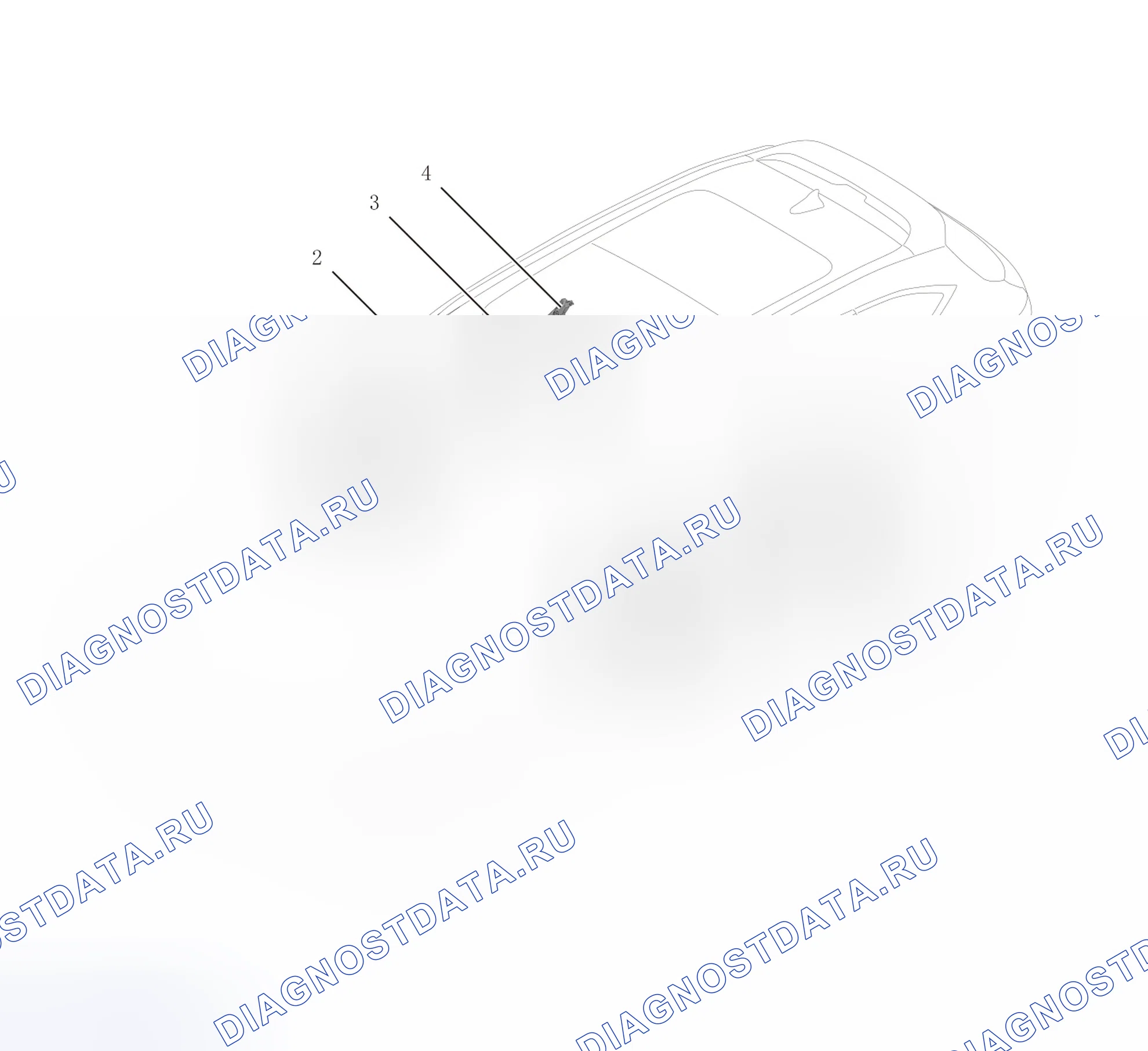 Схема расположения электростеклоподъёмника — Haval F7. Haval F7 I