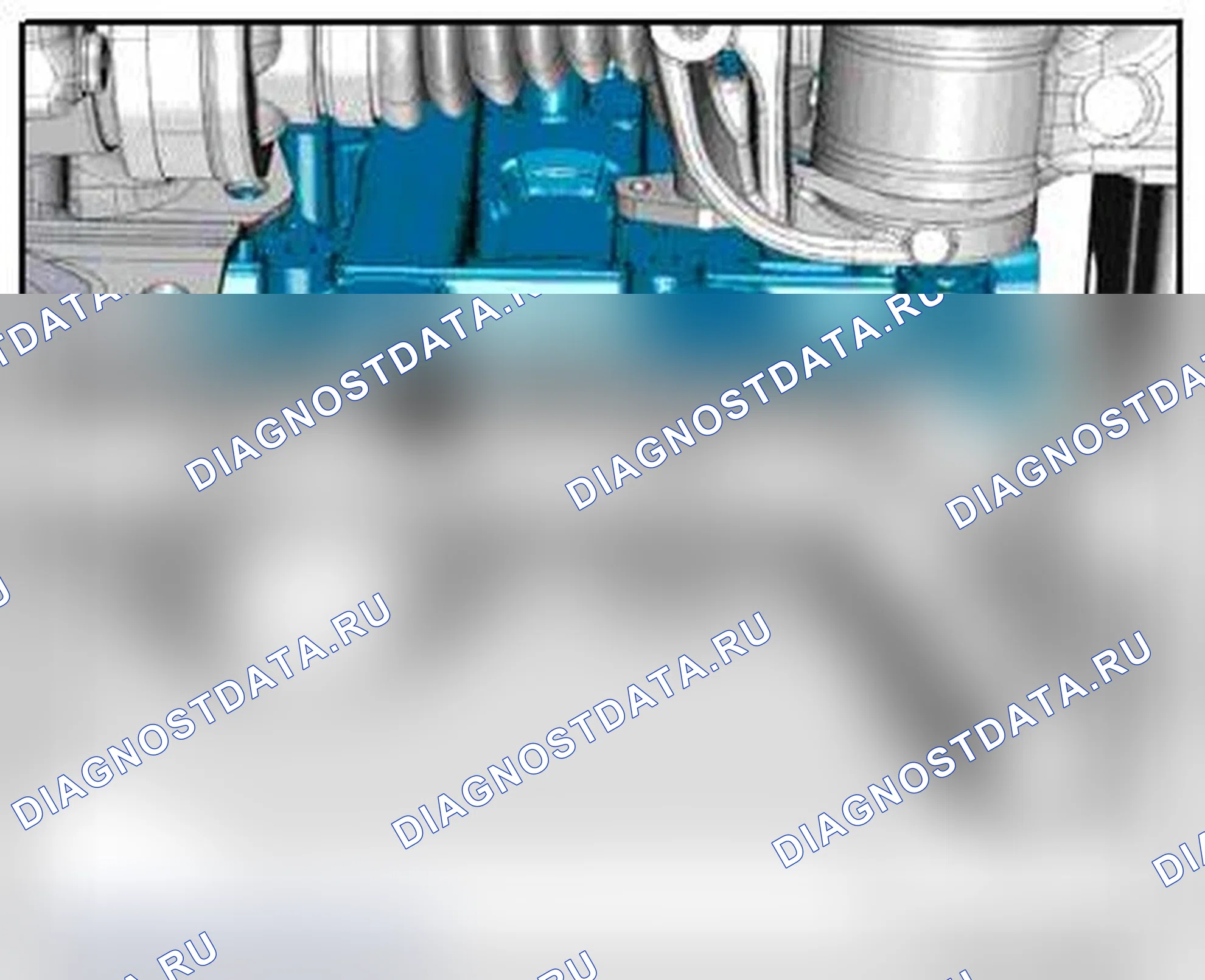 Рис. 54: НОМЕР ДВИГАТЕЛЯ. Audi TT 8J рестайлинг