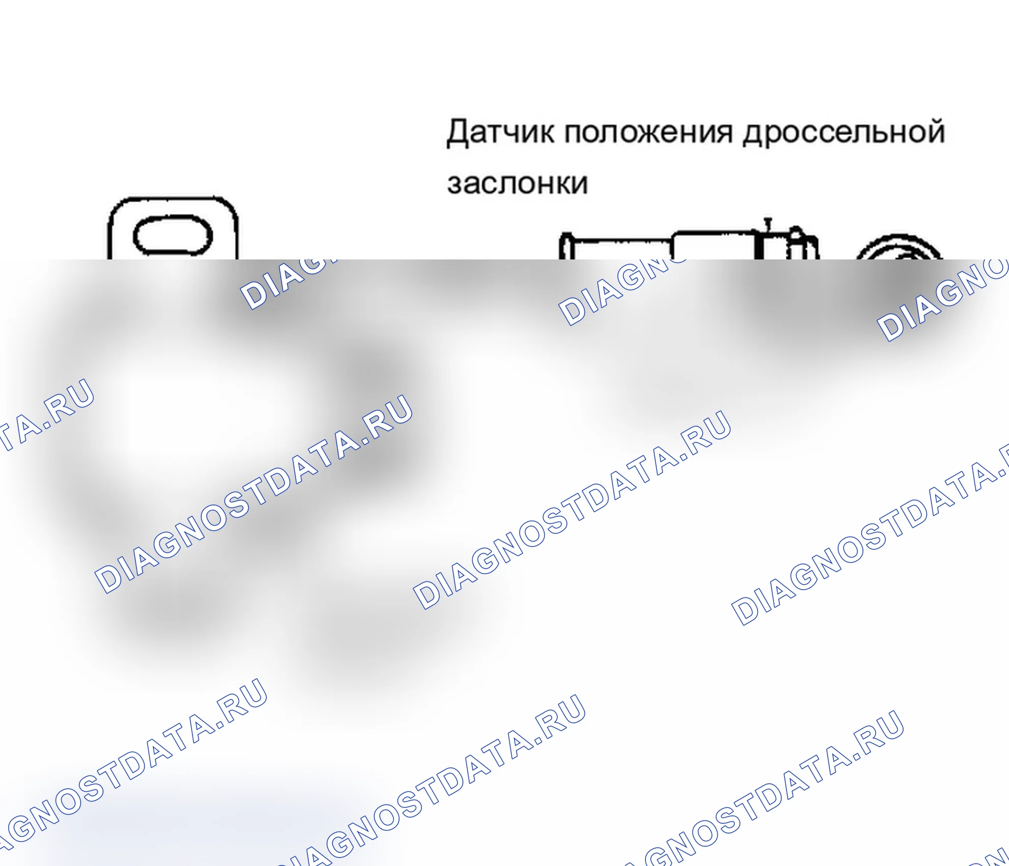 Рис. 27: Проверка датчика положения дроссельной заслонки. Isuzu Impulse I