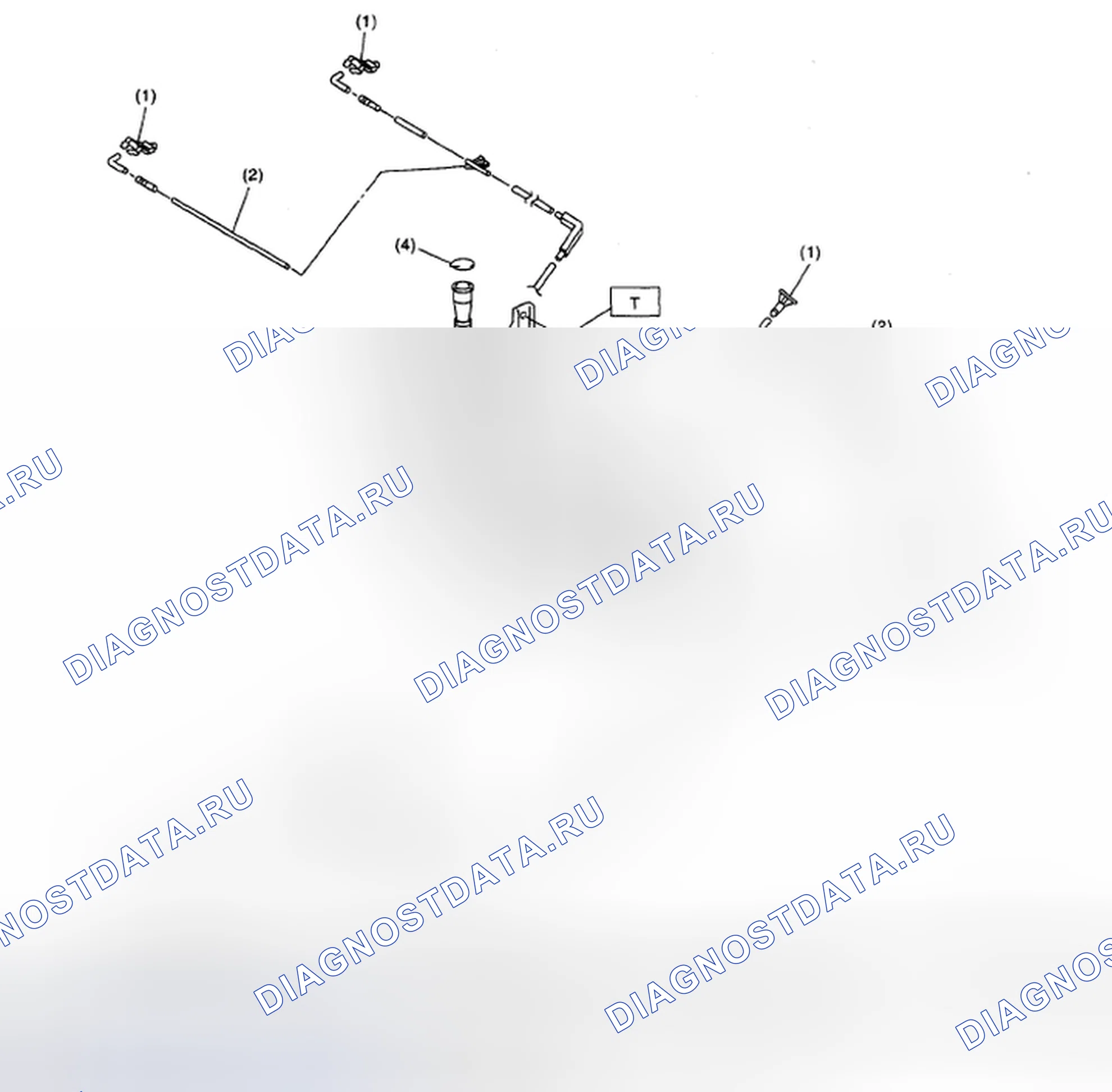 Рис. 7: БАК ПРОМЫВНОГО АППАРАТА. Subaru Legacy BL/BP рестайлинг