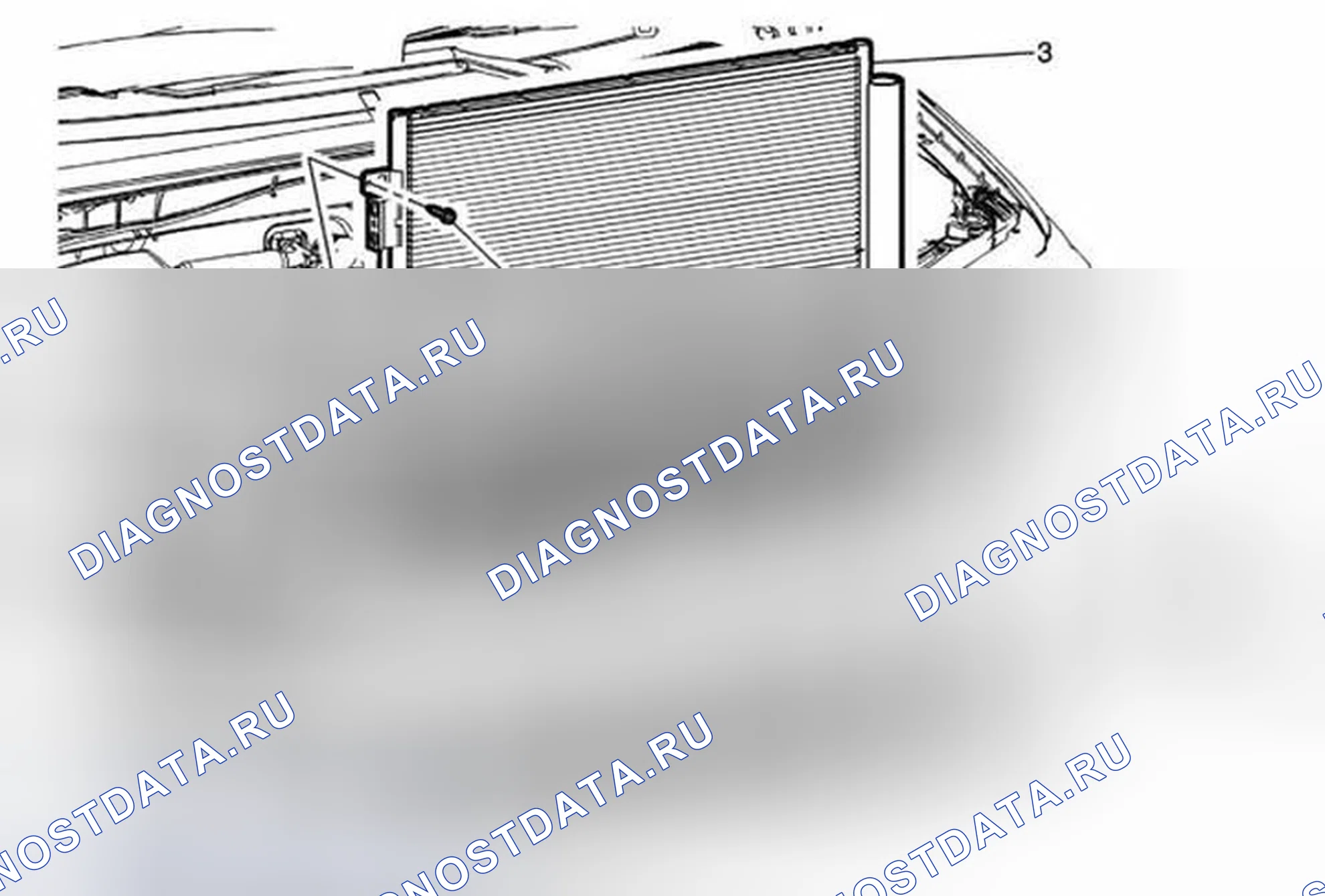 Рис. 17: Замена конденсатора системы кондиционирования воздуха (LUV). Chevrolet Sonic I