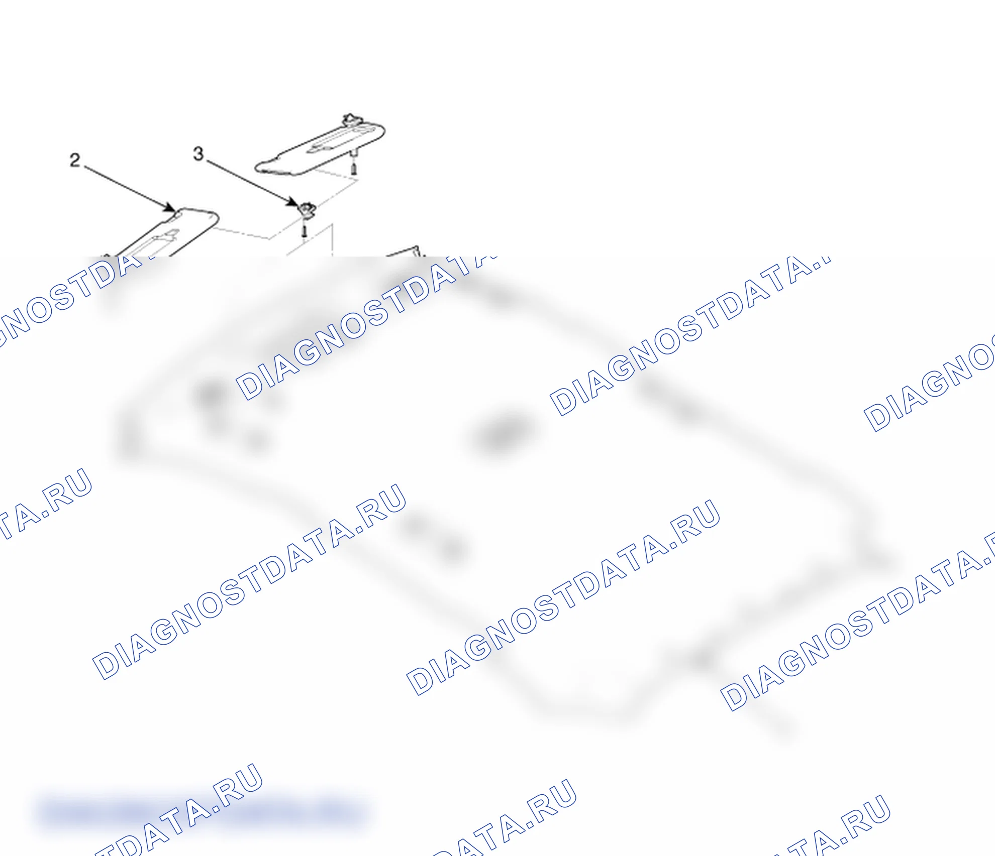 Детали обивки потолка. Hyundai ix35 EL
