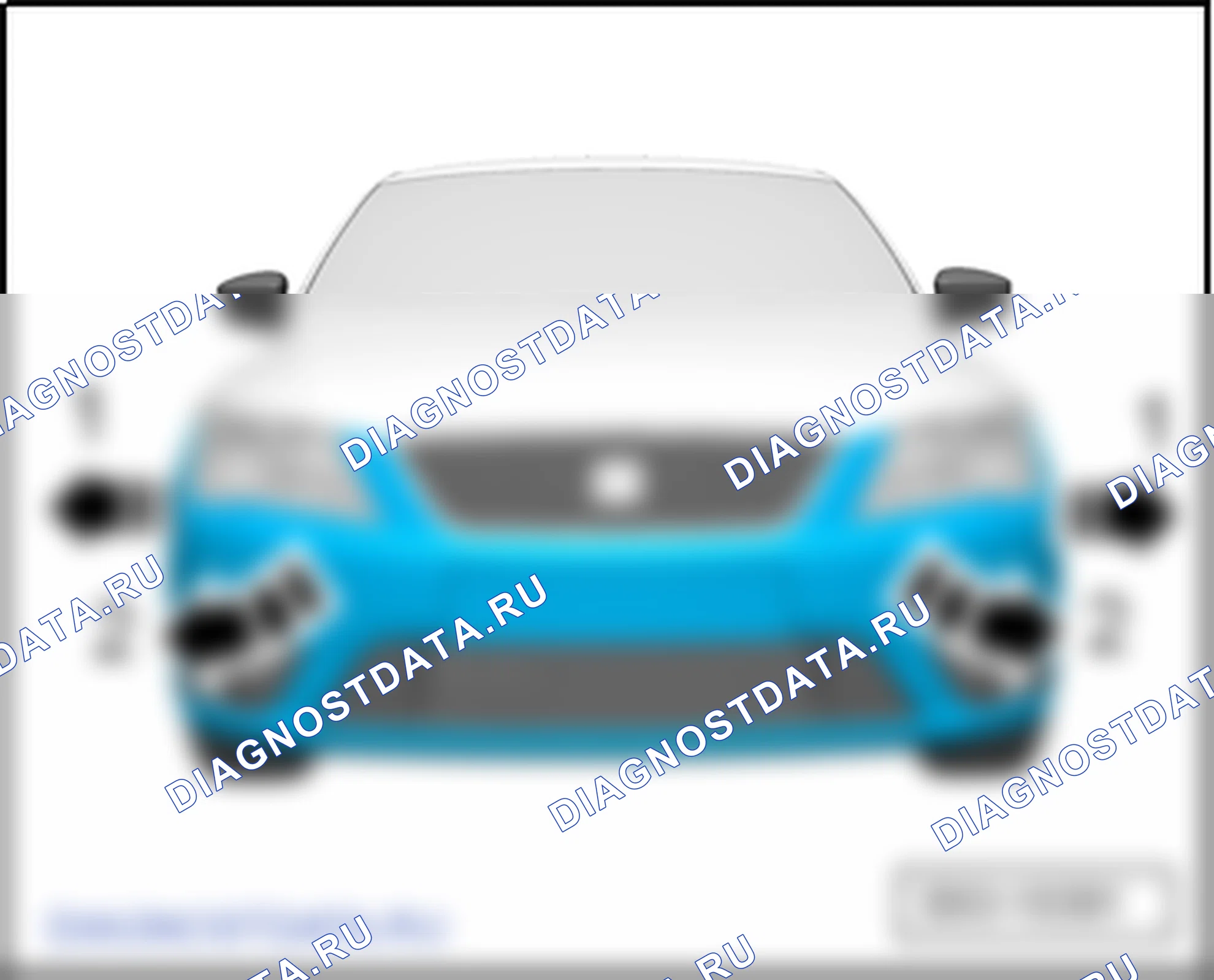 Облицовка переднего бампера. SEAT Toledo Iv