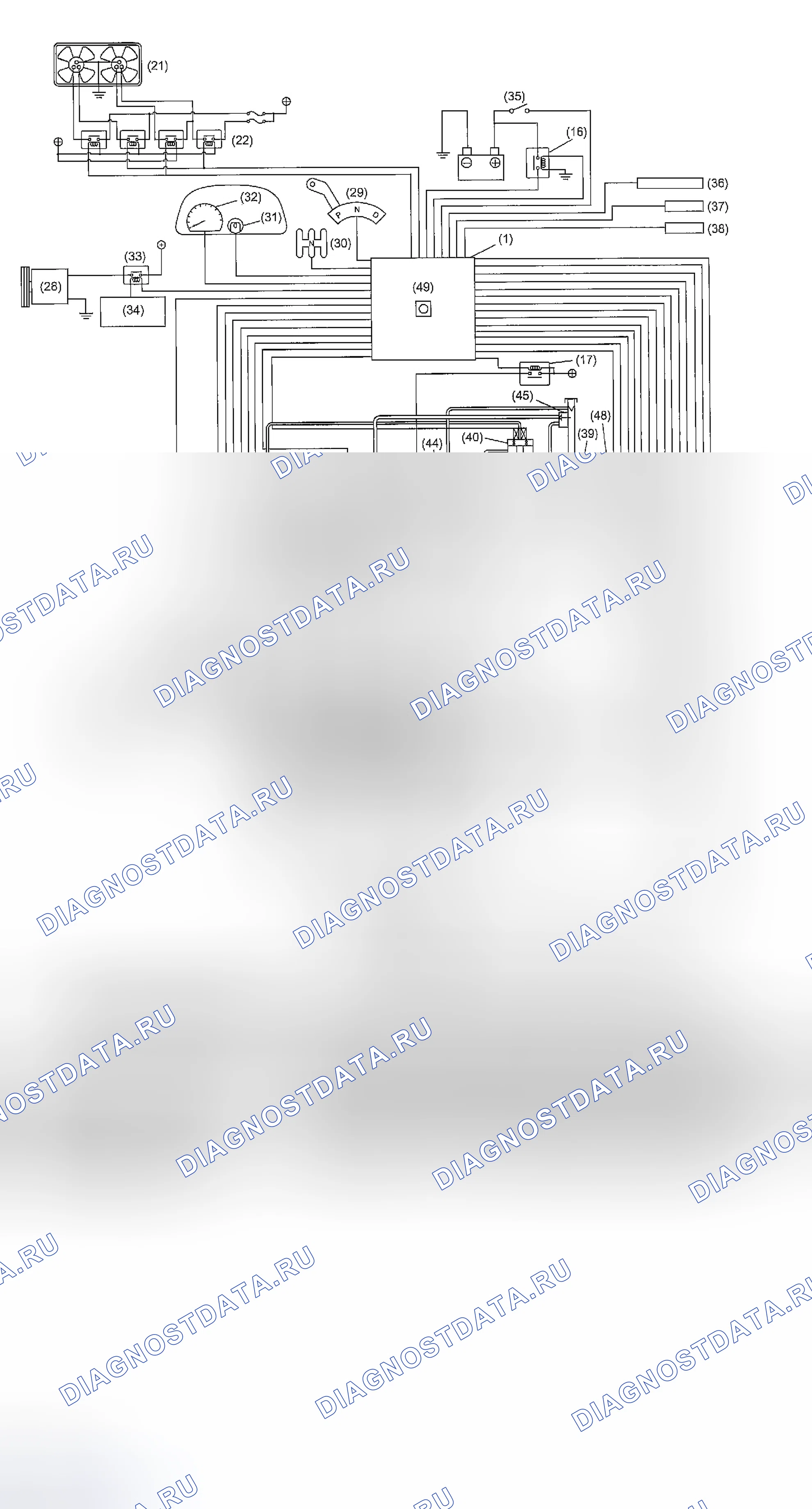 Рис. 1: Принципиальные схемы. Hyundai Creta II