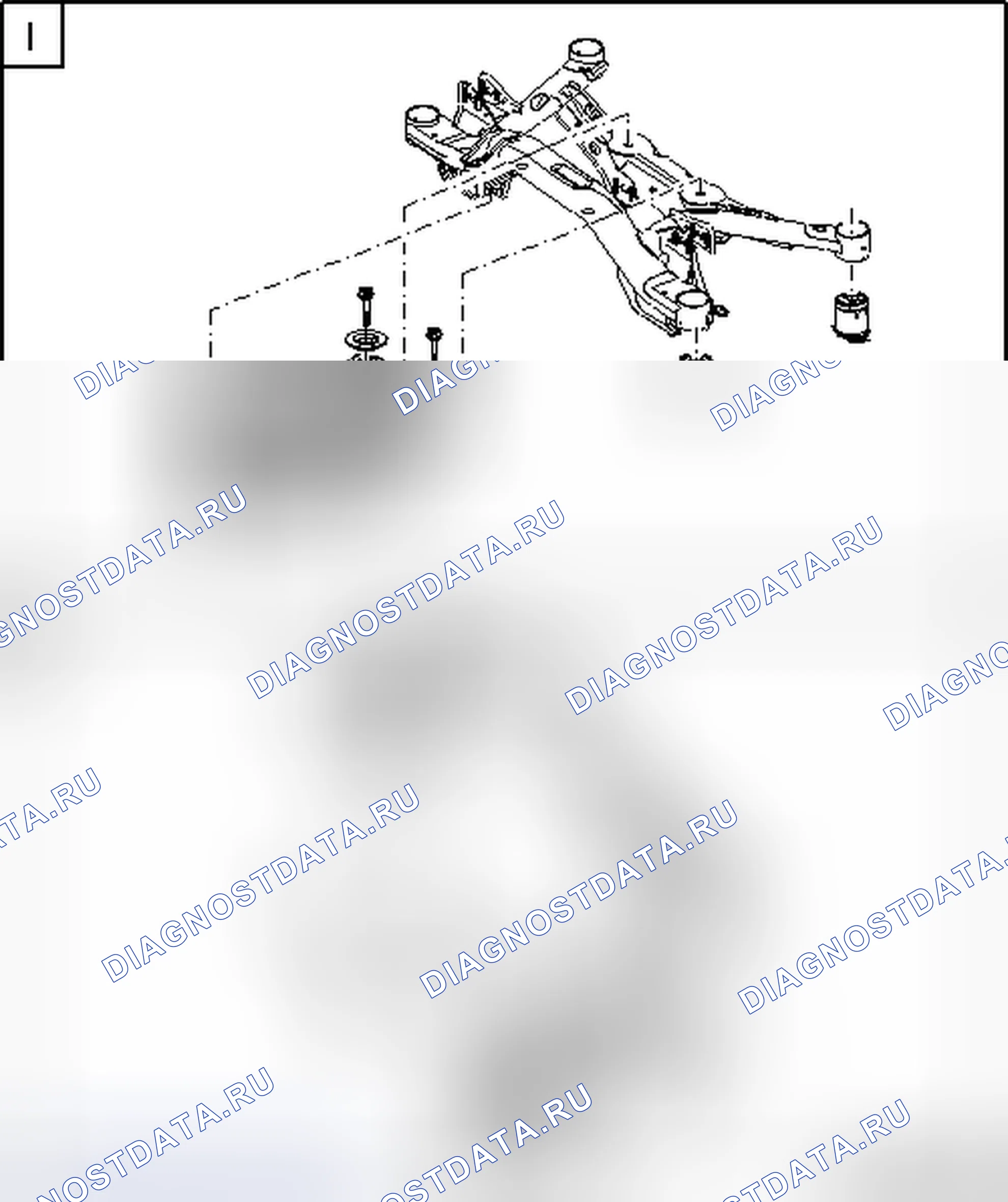 Рис. 35: Обзор задней подвески. Volkswagen Golf Mk6