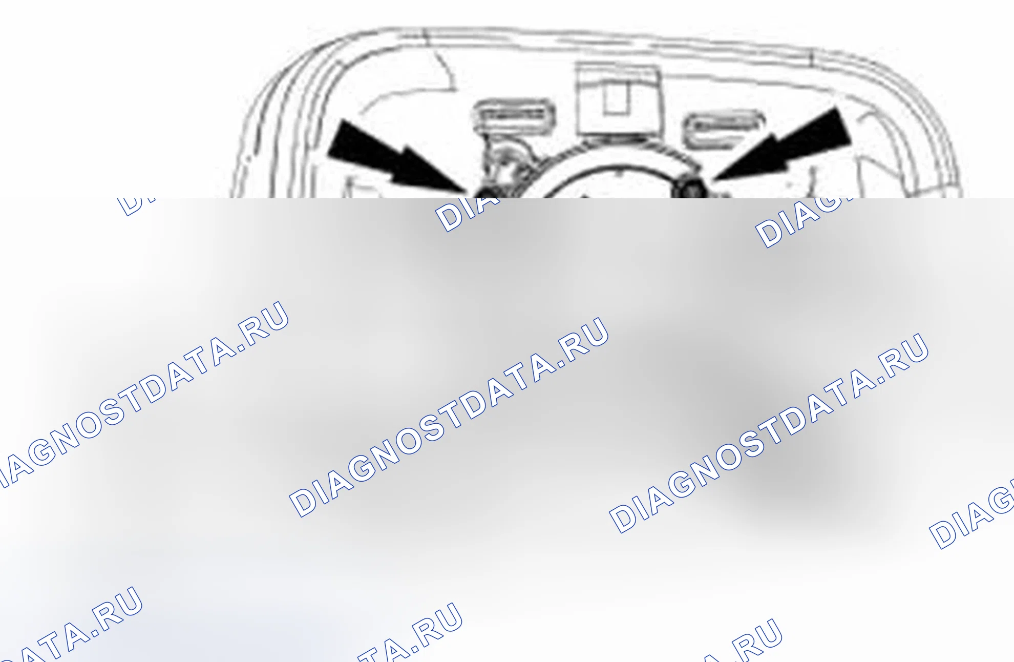 Рис. 46: Двигатель внешнего зеркала. Ford Edge I рестайлинг