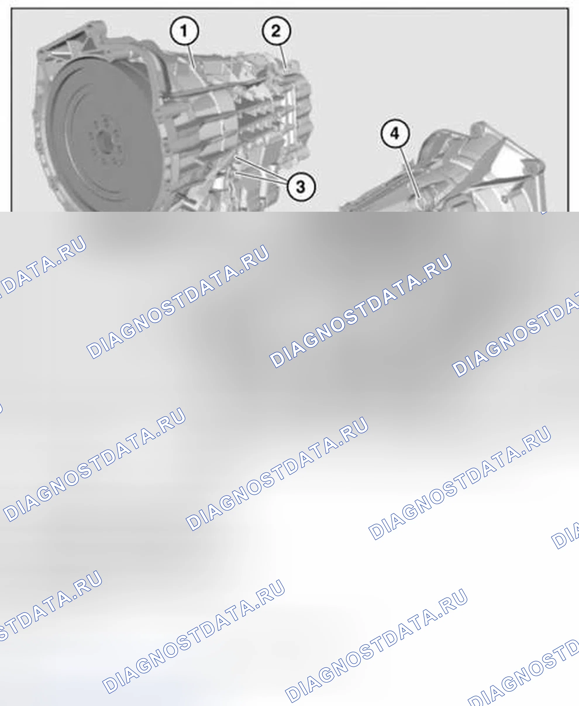Рис. 105: 28 00... Обзор корпуса трансмиссии (GS7D36SG). BMW Z4 E89