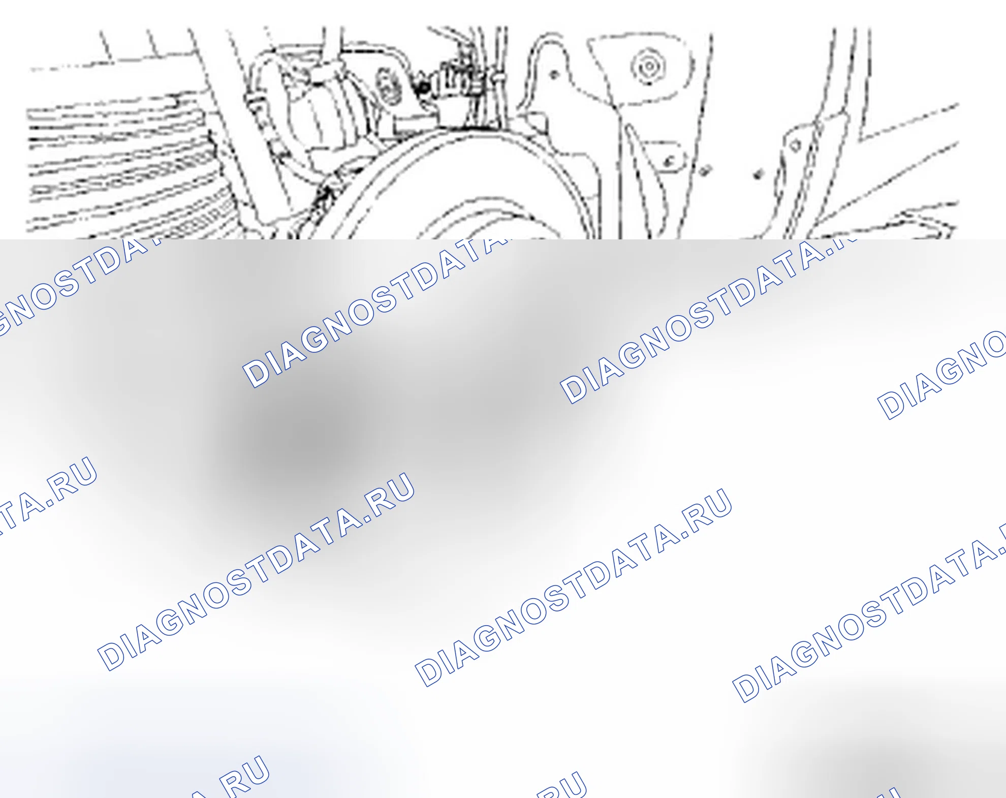 Рис. 49: Проверка толщины заднего тормозного диска. Hyundai Genesis I