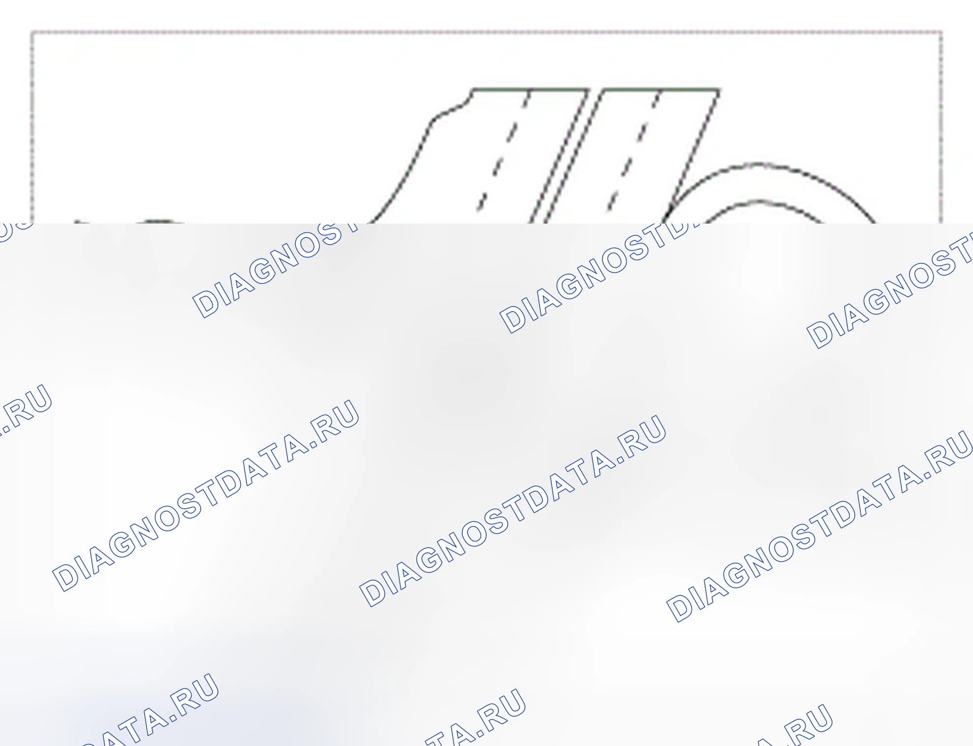 Рис. 98: Цифровая дорожная карта. Hyundai Genesis I рестайлинг