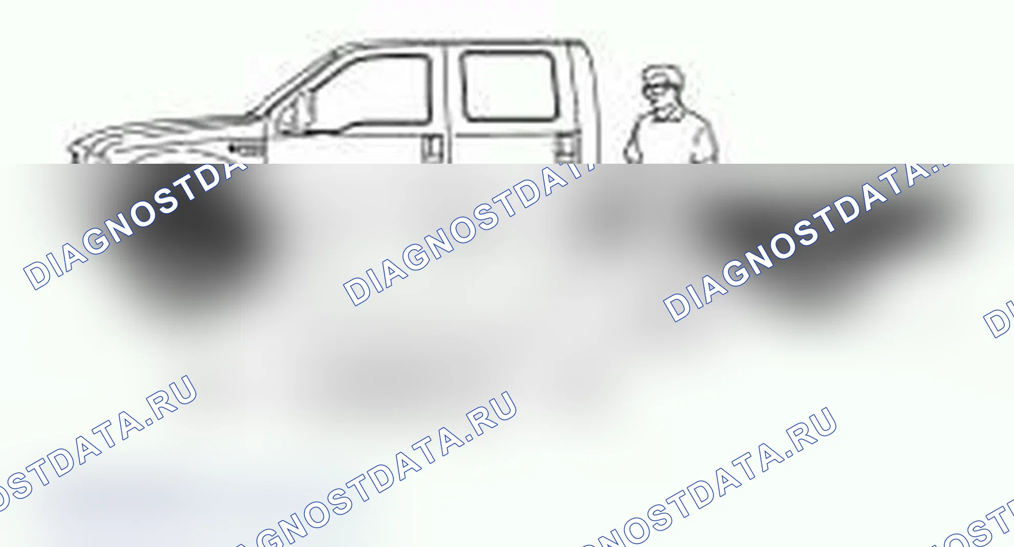 Рис. 11: Информация о накачке шин. Ford Cutaway E350 Super Duty 