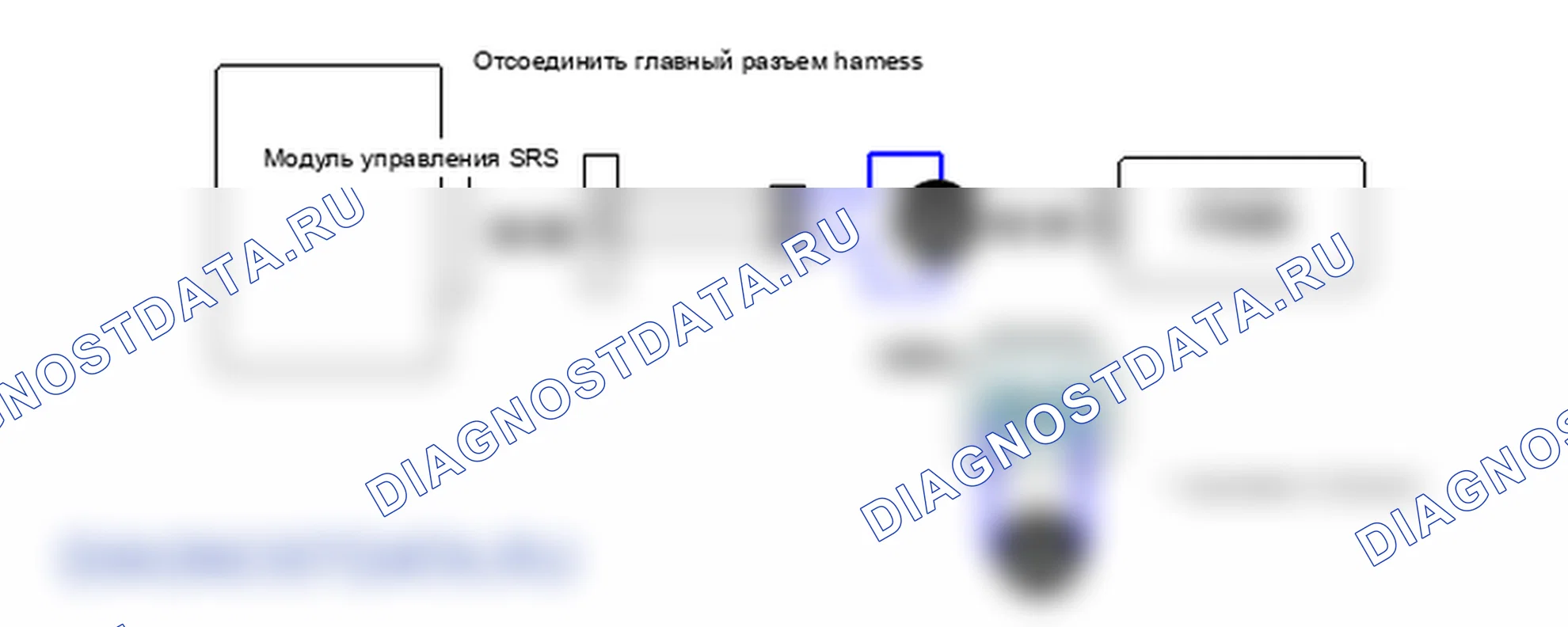 B1382: Подушка безопасности со стороны пассажира (PSAB), слишком высокое сопротивление. Hyundai Accent LC