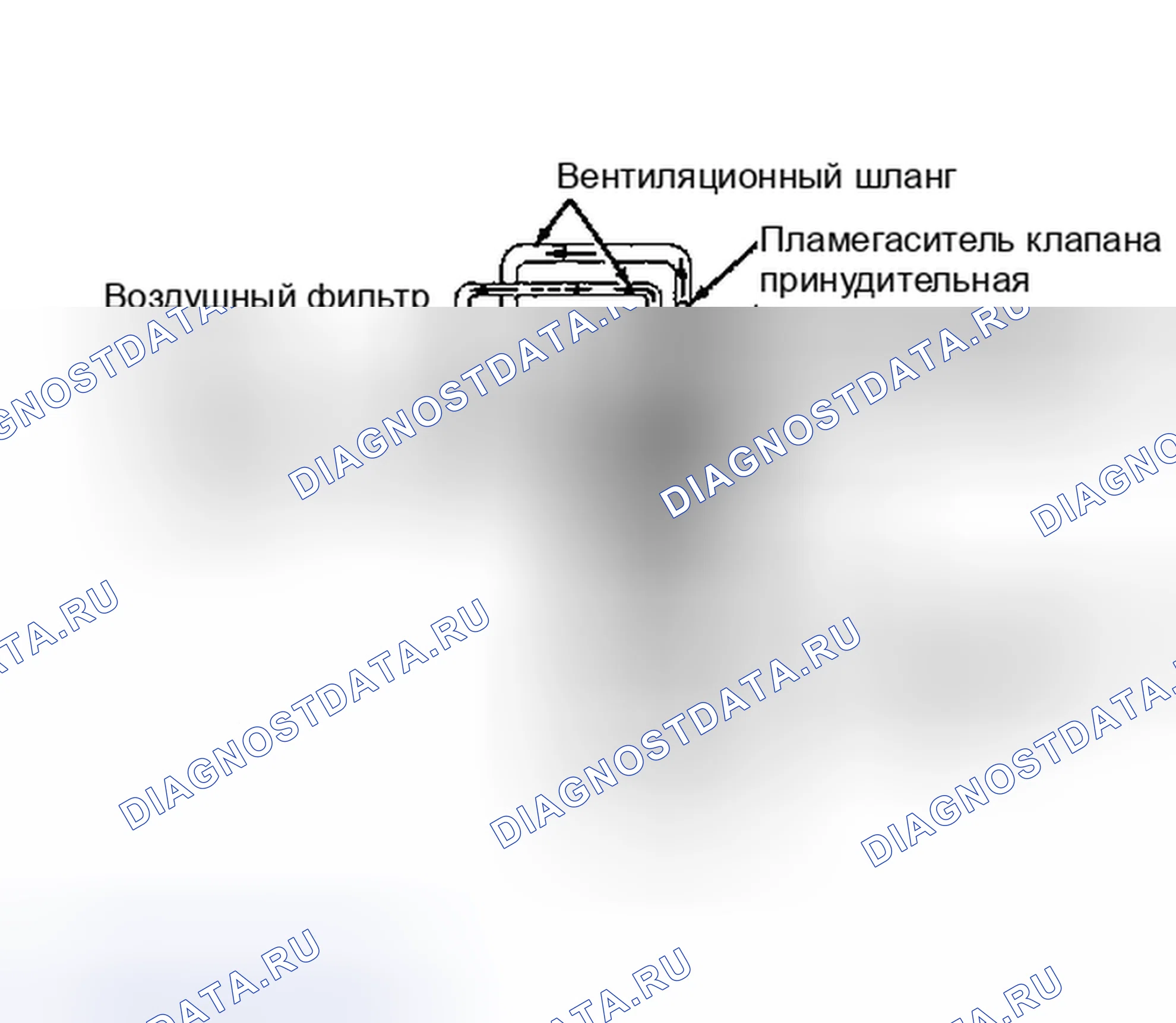 Рис. 4: ВЕНТИЛЯЦИЯ КАРТЕРА. Toyota Paseo L40