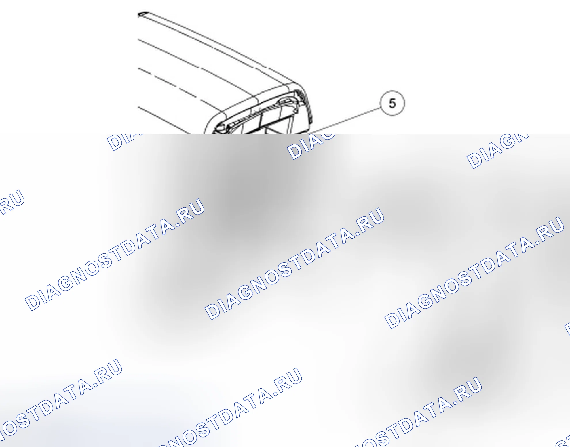 Рис. 123: Модуль заднего блока управления аудиосистемой (Rcu). Ford Expedition III