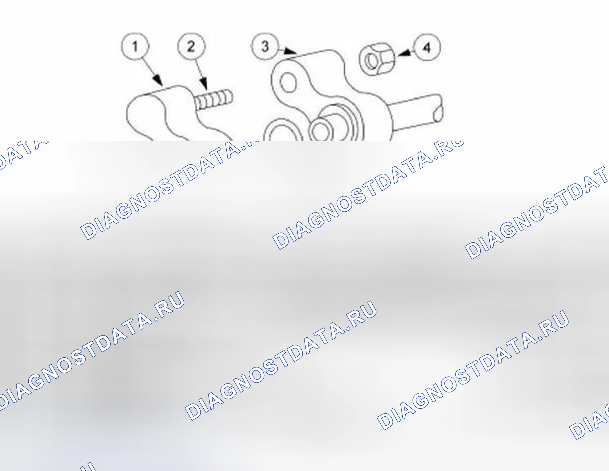 Рис. 94: Фитинг для арахиса. Ford Pickup F150 