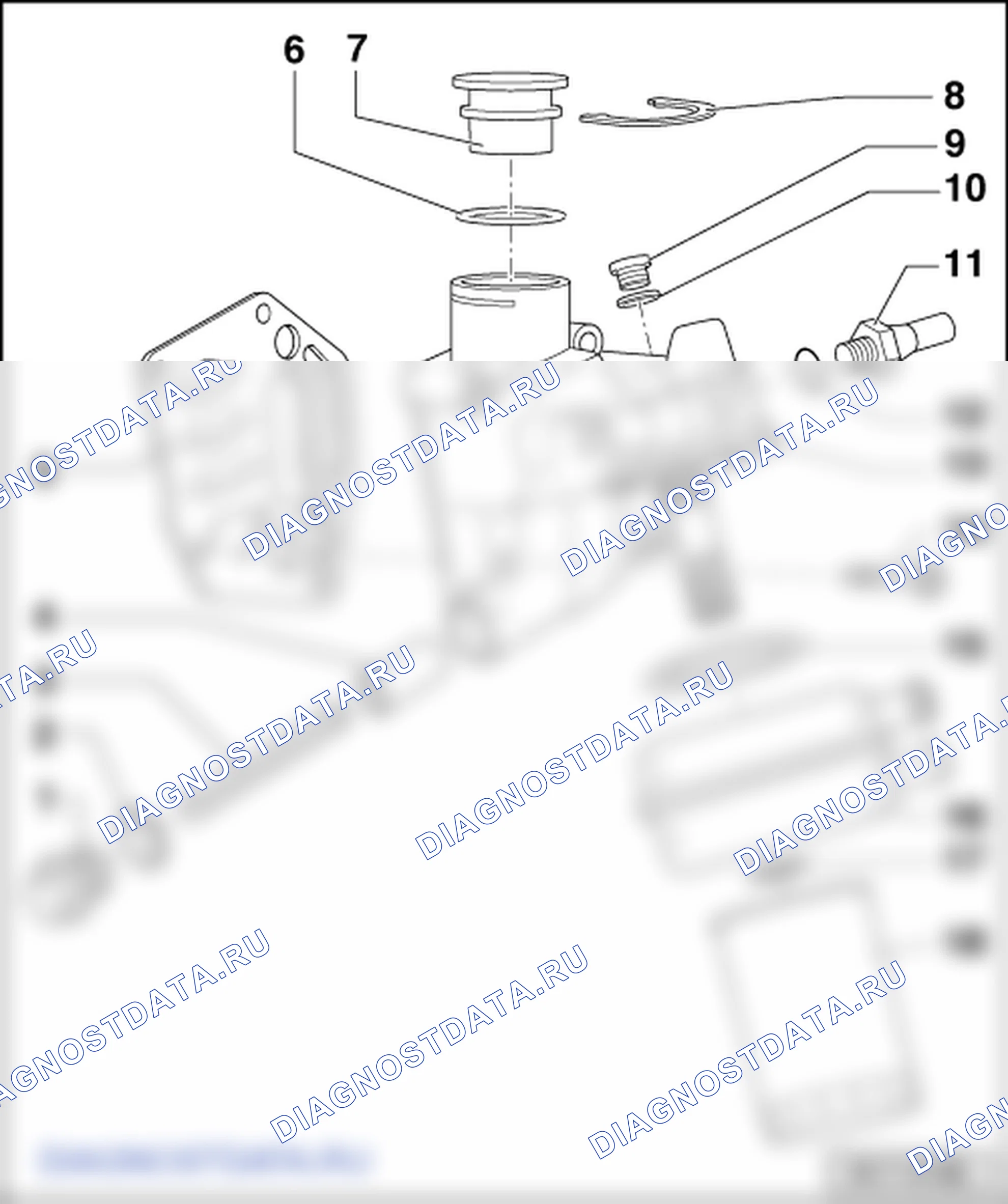 Части смазочной системы. Volkswagen Touran I