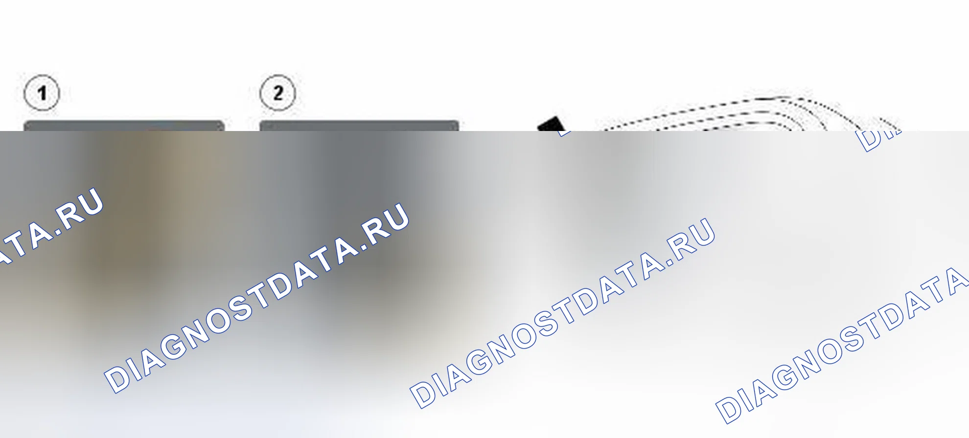 Рис. 3: Мониторинг слепых зон. Jaguar XF I