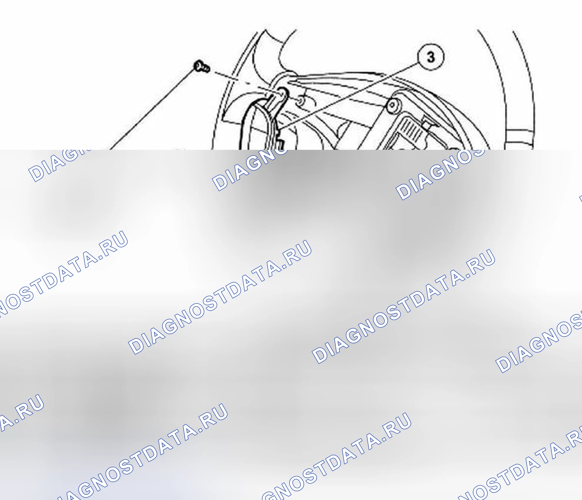 Рис. 11: Переключатель управления скоростью. Hyundai ix25 II