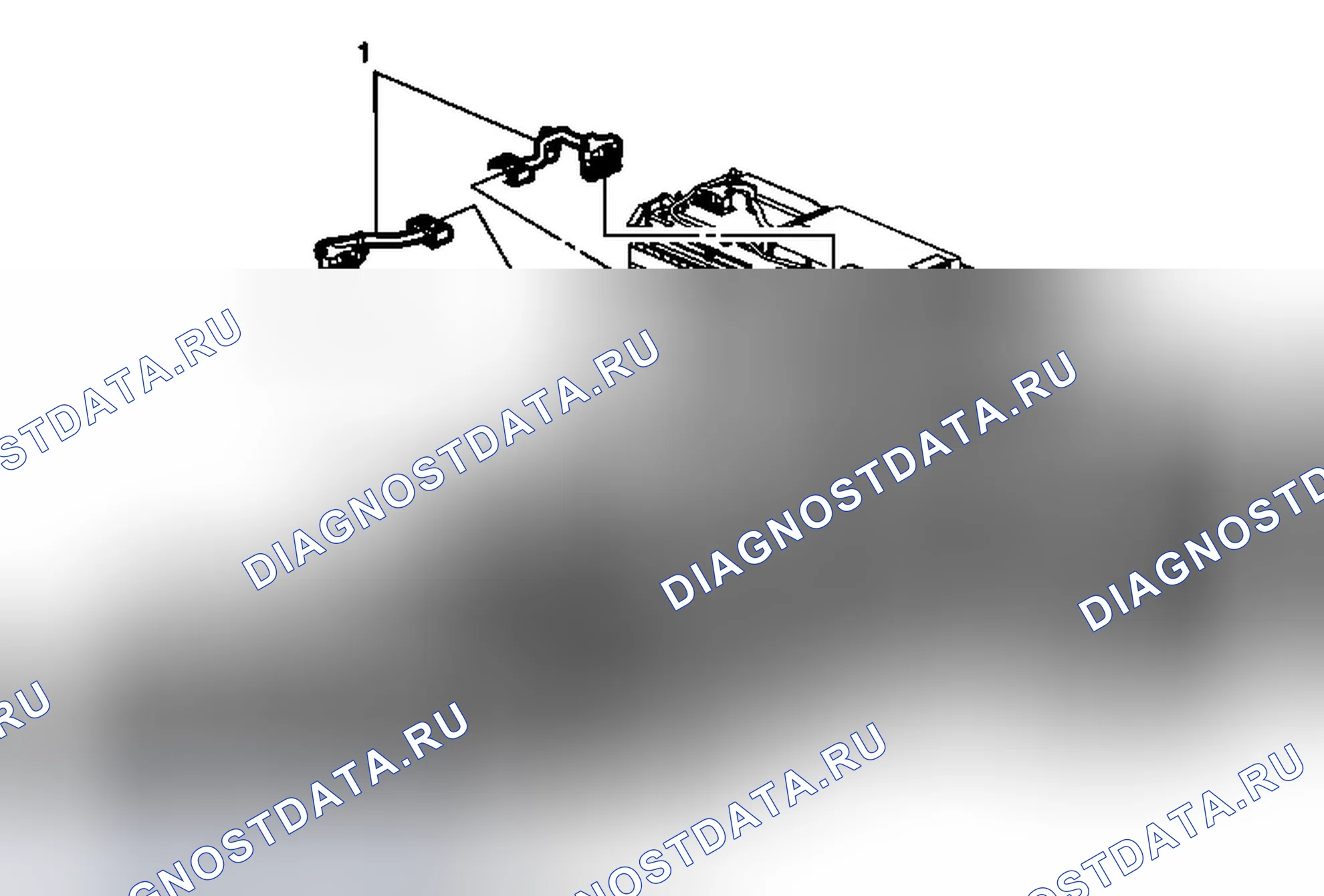 Рис. 76: Замена жгута проводов вспомогательной аккумуляторной батареи (жгут 2 модуля). Chevrolet Volt I