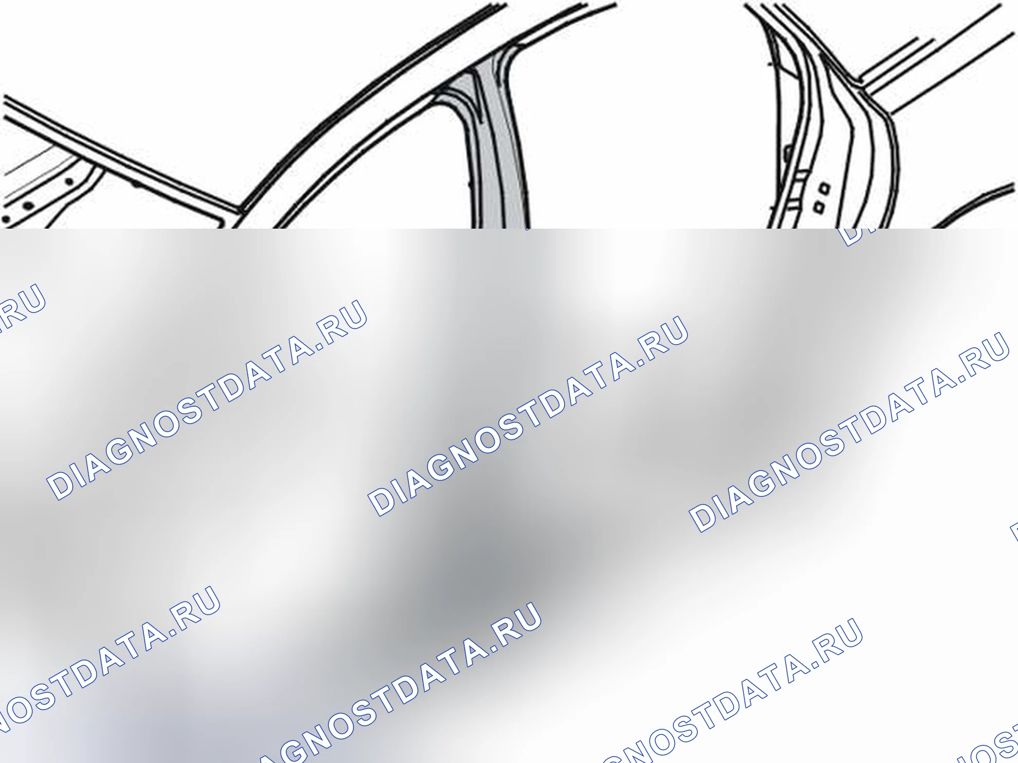 Рис. 112: УДАЛЕНИЕ B-POST. Volvo V50 I рестайлинг