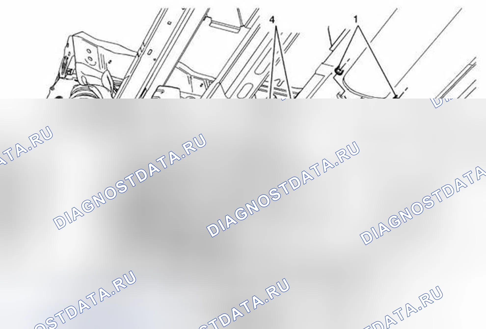 Рис. 2: Замена трехкомпонентного каталитического нейтрализатора (LUV, LUW). Chevrolet Sonic I
