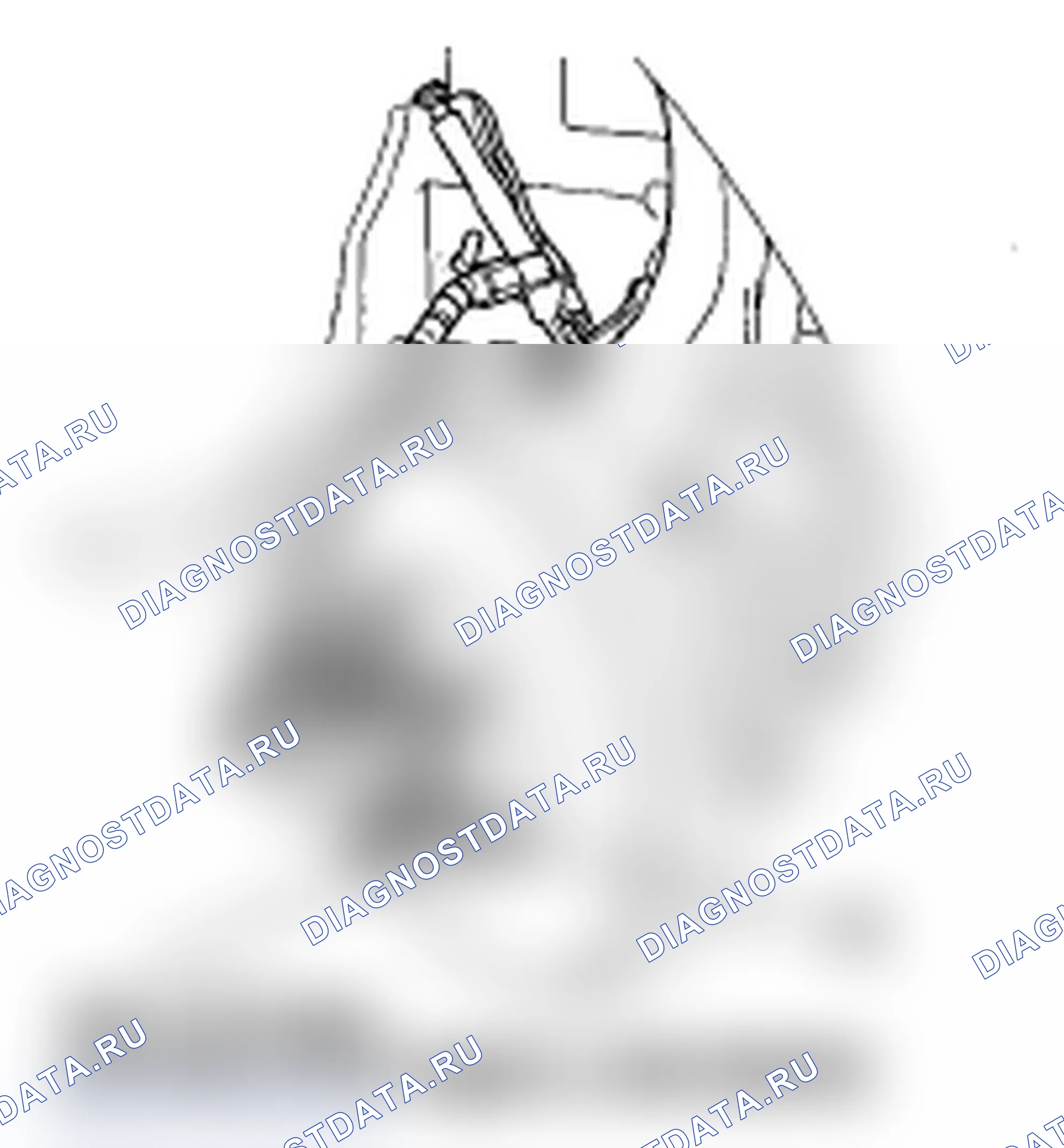 Рис. 8: Проверка люфта конца подшипника колеса. Acura RL II