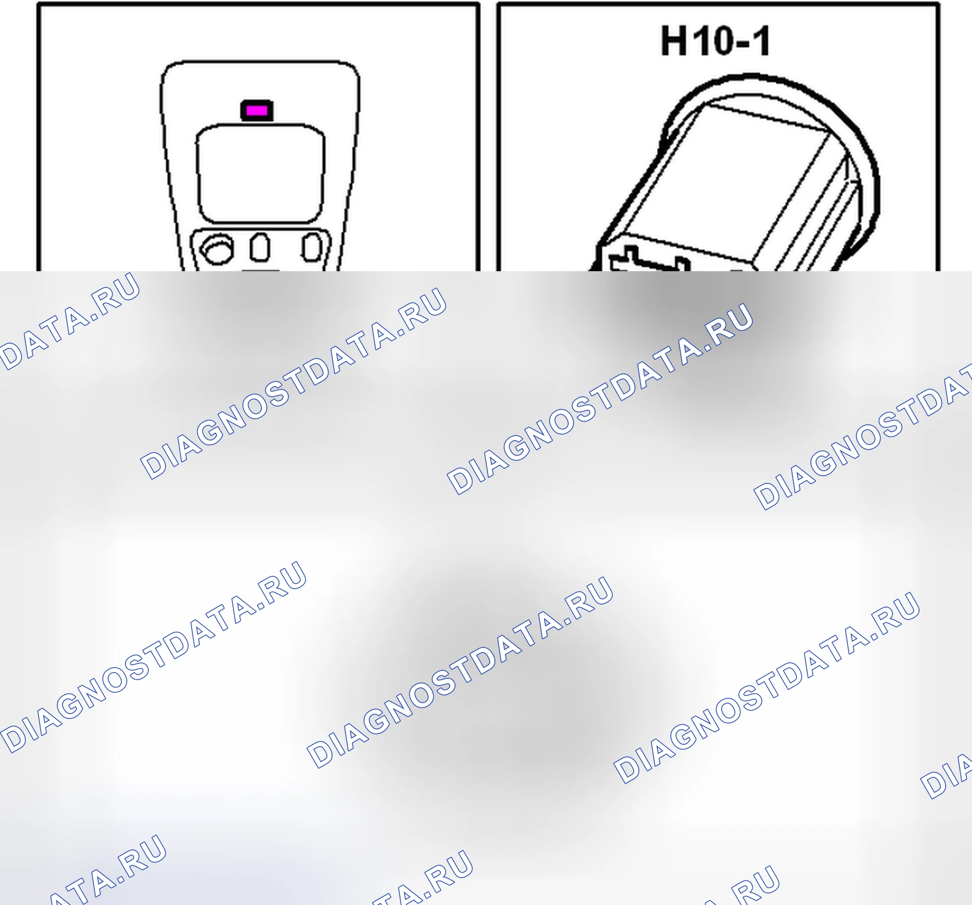 Рис. 265: Разъем H10-1. Kia Picanto III