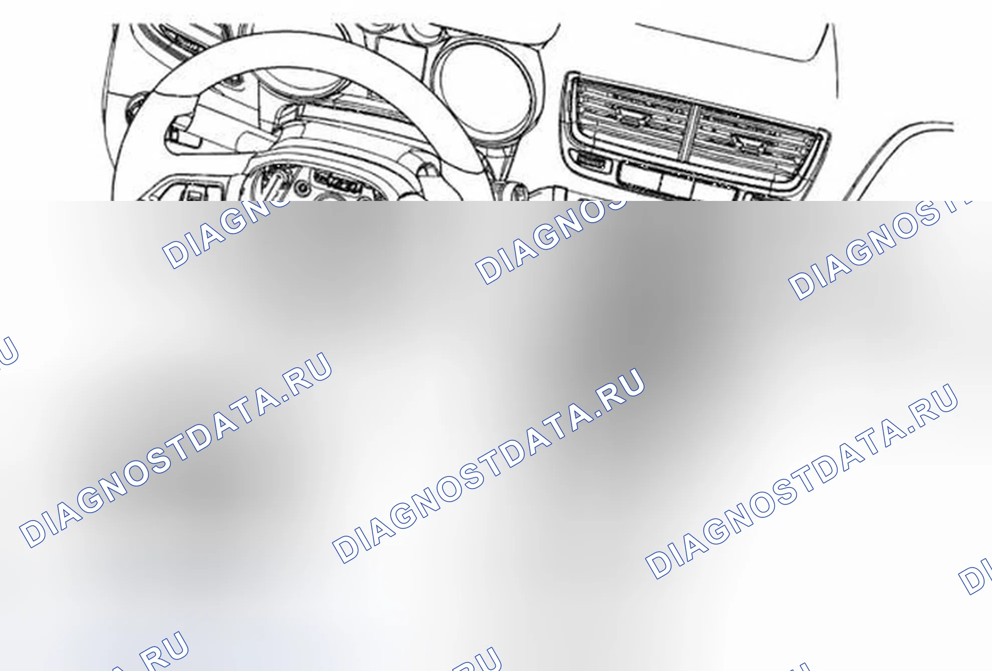 Рис. 5: Замена контакта рога рулевого колеса (Encore). Buick Encore I