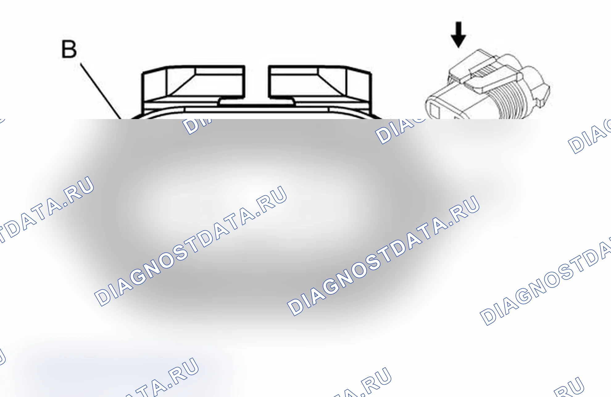 Рис. 47: Фара - ближний свет - левая (составная). Chevrolet RV Cutaway G3500 