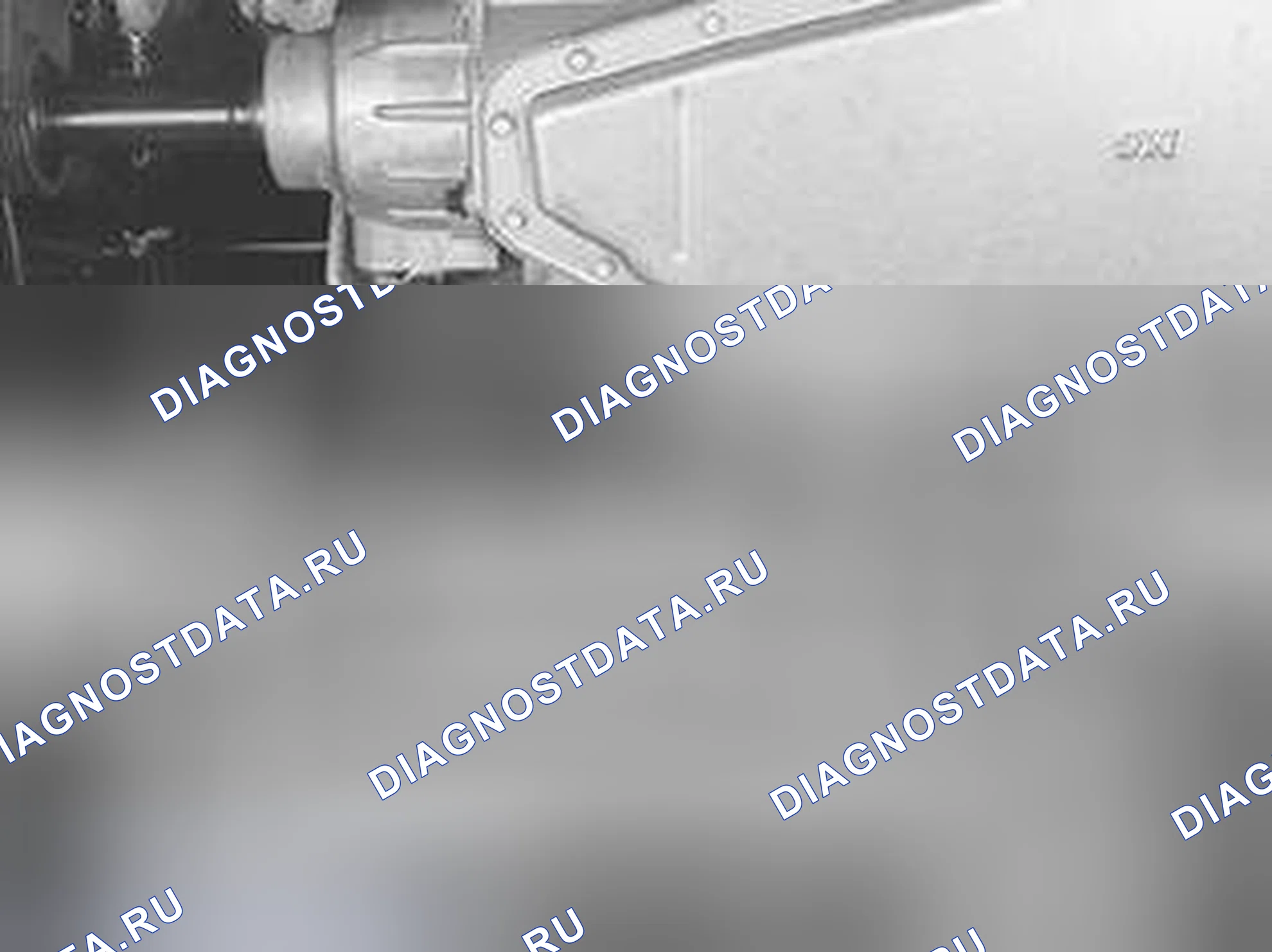 Рис. 635: Демонтаж гаек и винтов подрамника рулевого механизма. Volvo S80 I