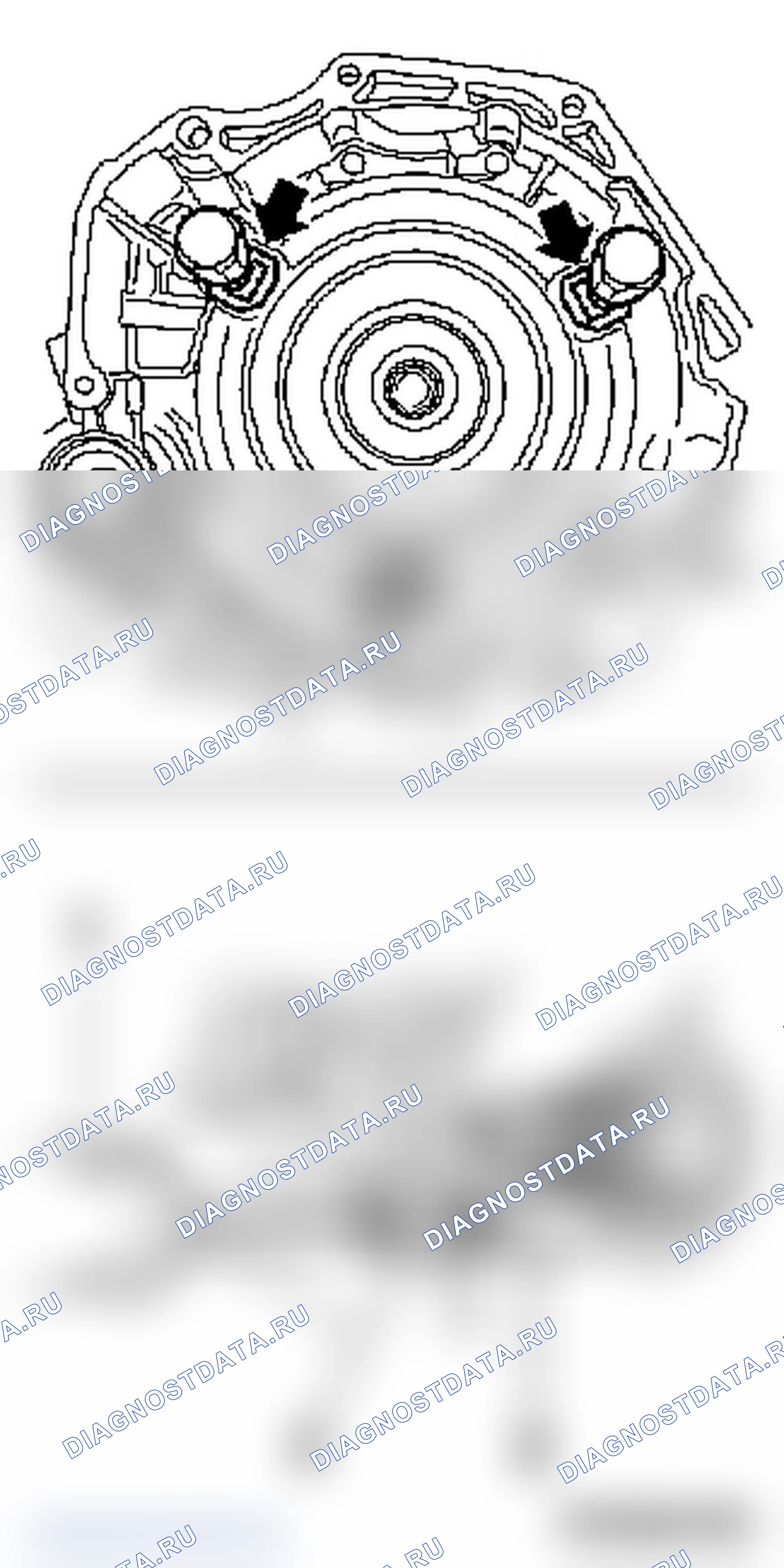 Снятие и установка преобразователя (AF40). Opel Zafira B