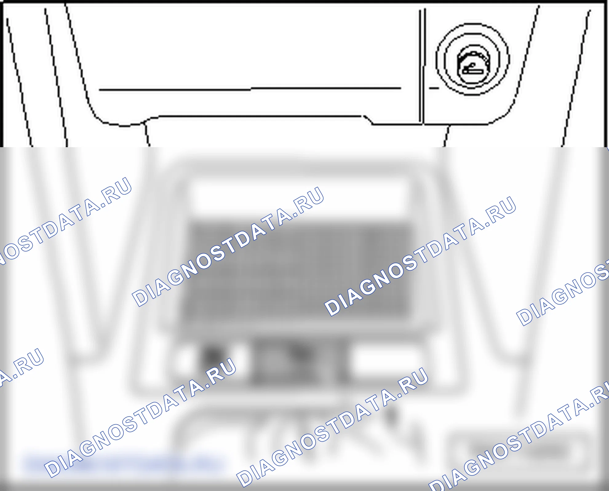 Индикация давления в шинах (RKA). Volkswagen Touran I