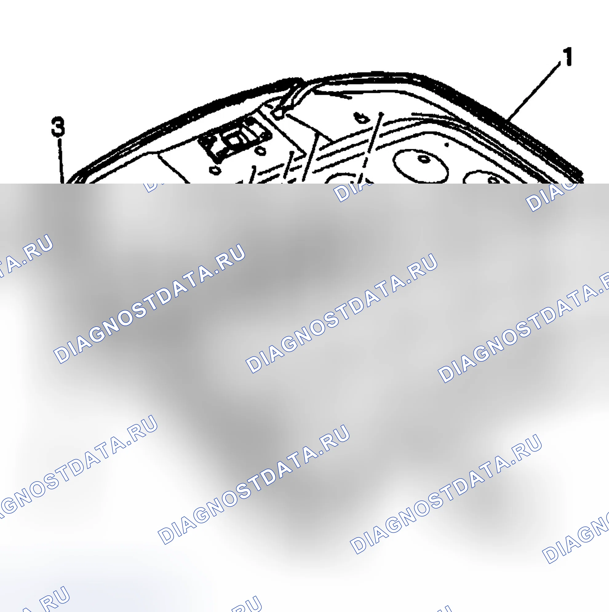 Рис. 69: Порядок демонтажа. Buick Park Avenue II рестайлинг