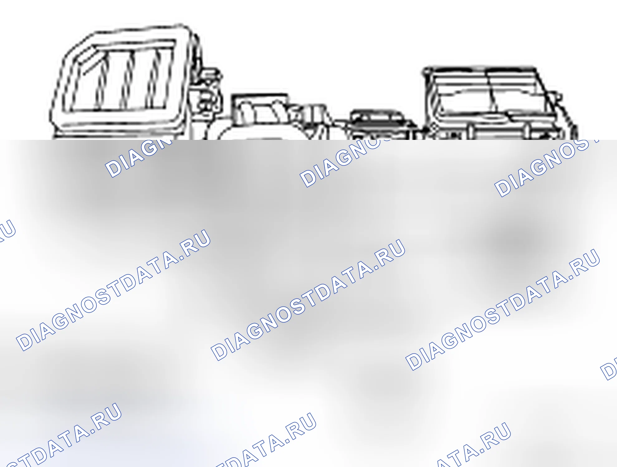 Рис. 56: Определение резистора двигателя вентилятора. Nissan Pathfinder III