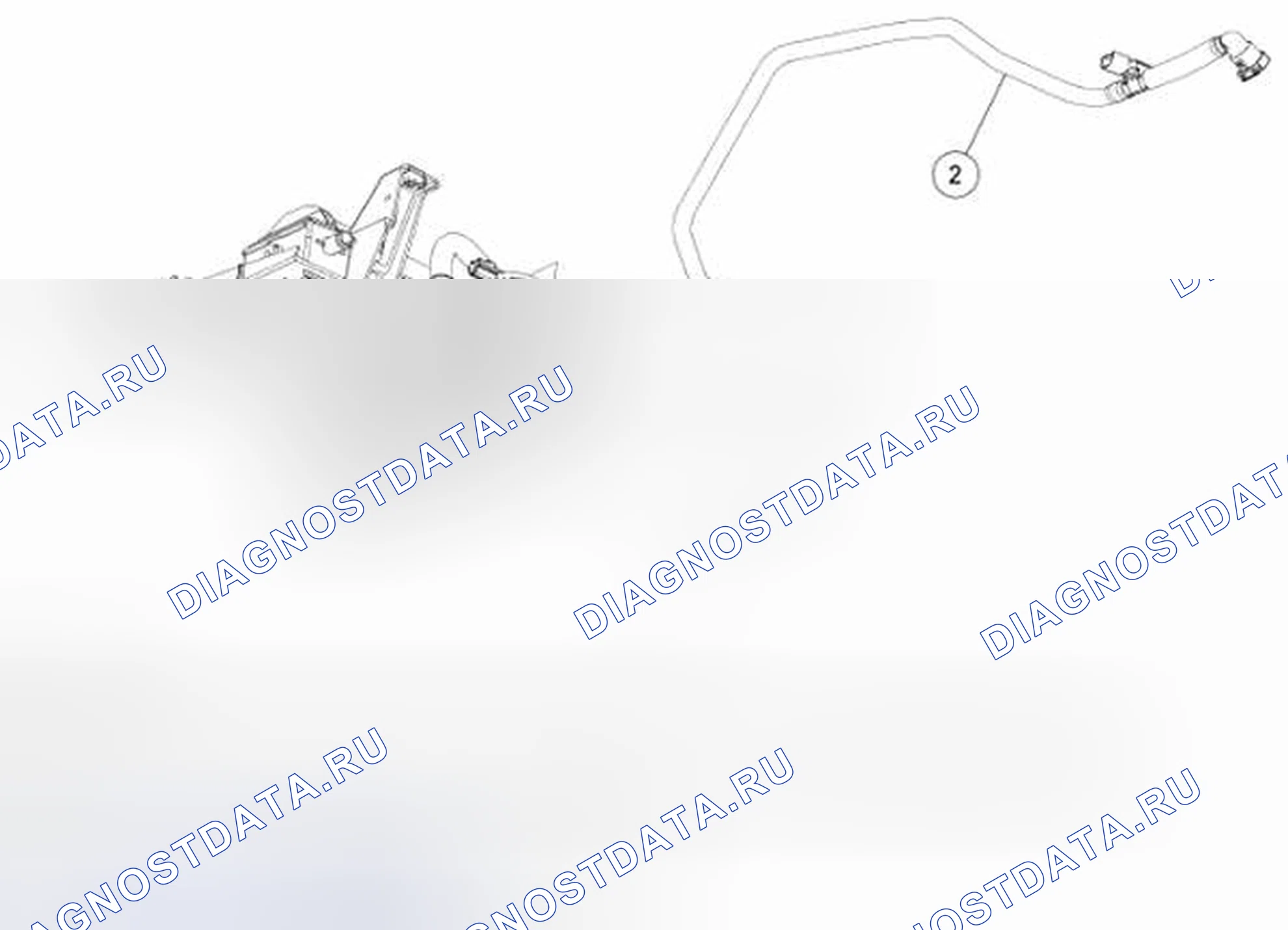 Рис. 20: Клапан сборки трубки контроля паров топлива. Hyundai Matrix I рестайлинг