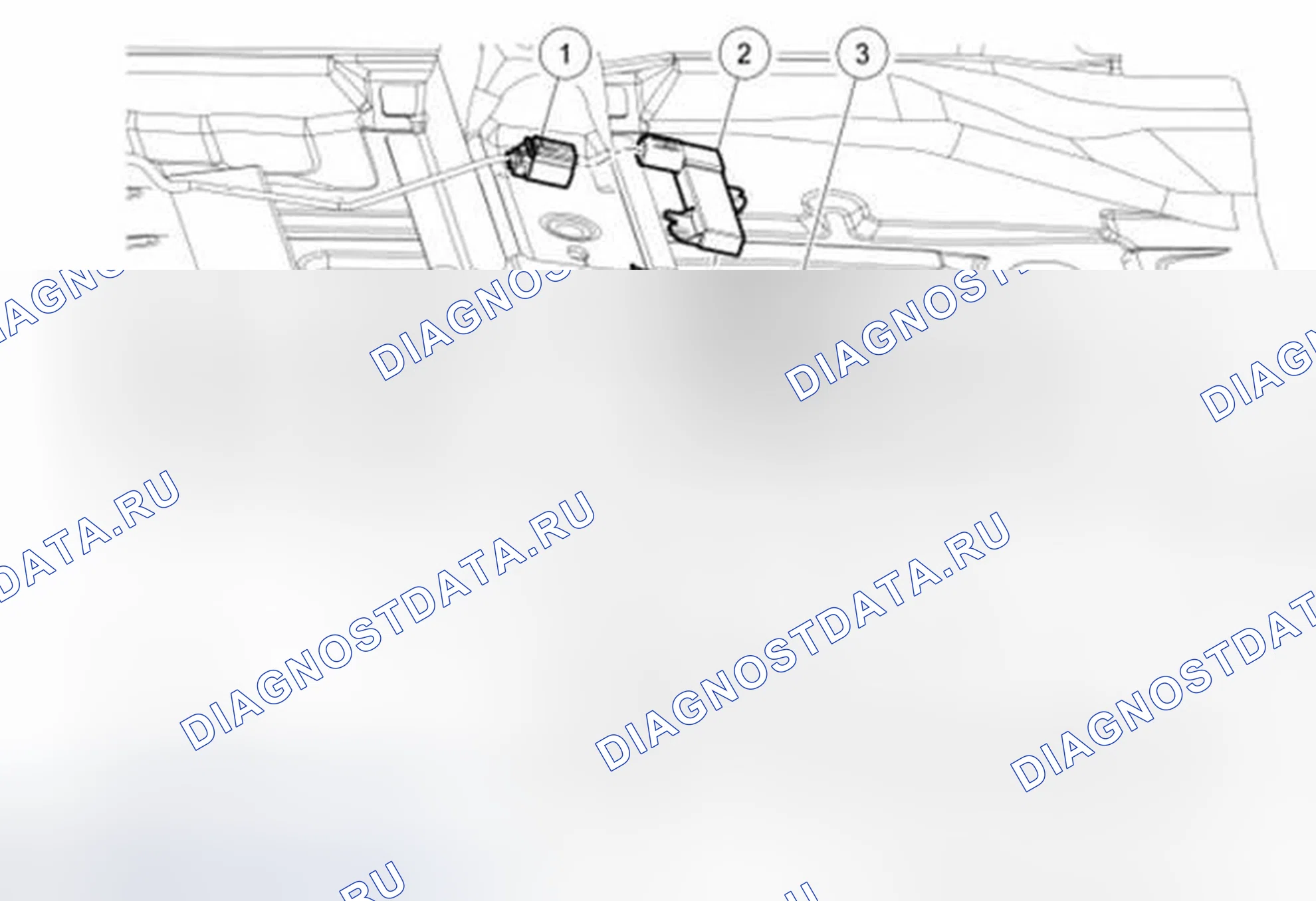 Рис. 30: Антенна пассивного старта - Центр. Ford Fiesta Mk6