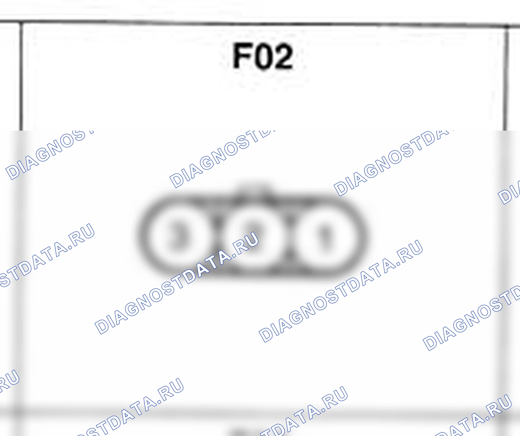 Распиновка разъёма F02 — основного жгута. Hyundai Atos MX
