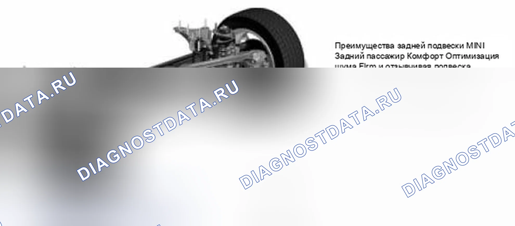 Рис. 68: Задняя подвеска. MINI Cooper S I
