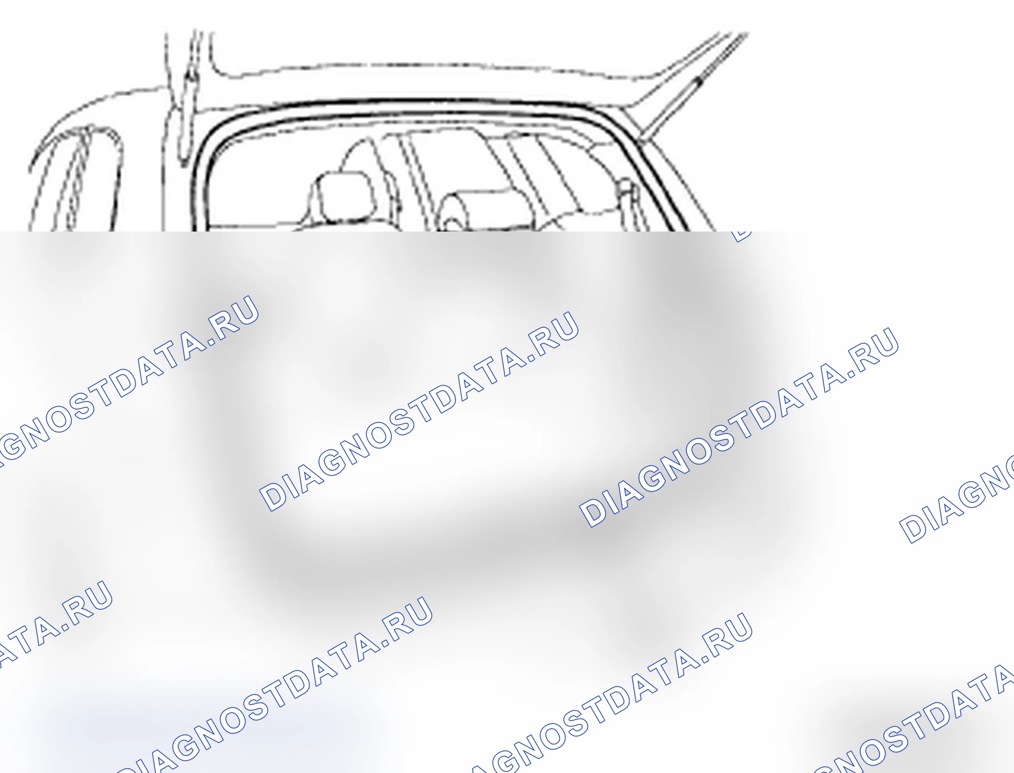 Рис. 24: ЗАМЕНА ПОГОДОЗАЩИТЫ ЗАДНЕЙ ДВЕРИ. Hyundai Santa Fe II