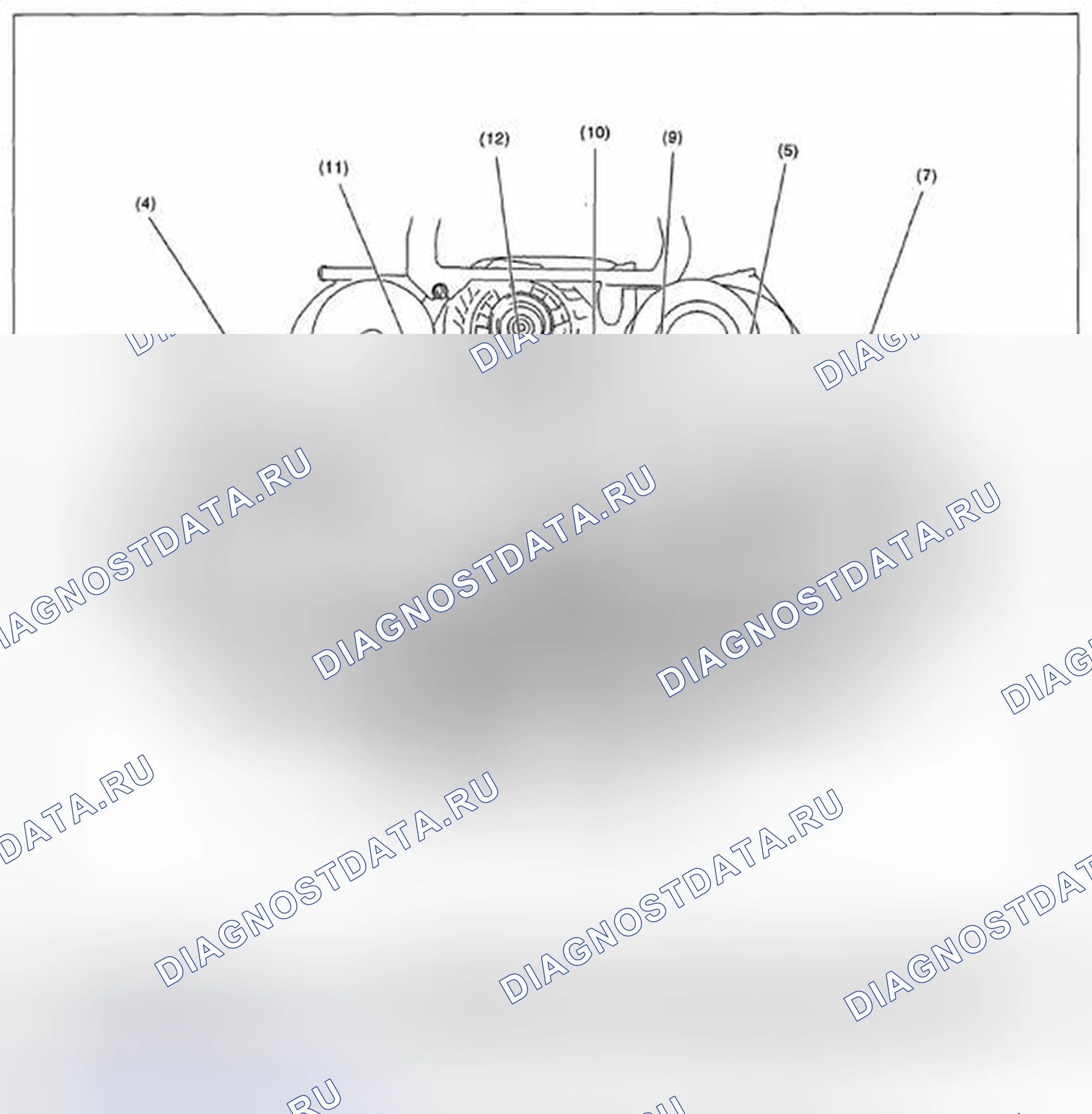 Рис. 273: РАСПОЛОЖЕНИЕ. Subaru Outback BR