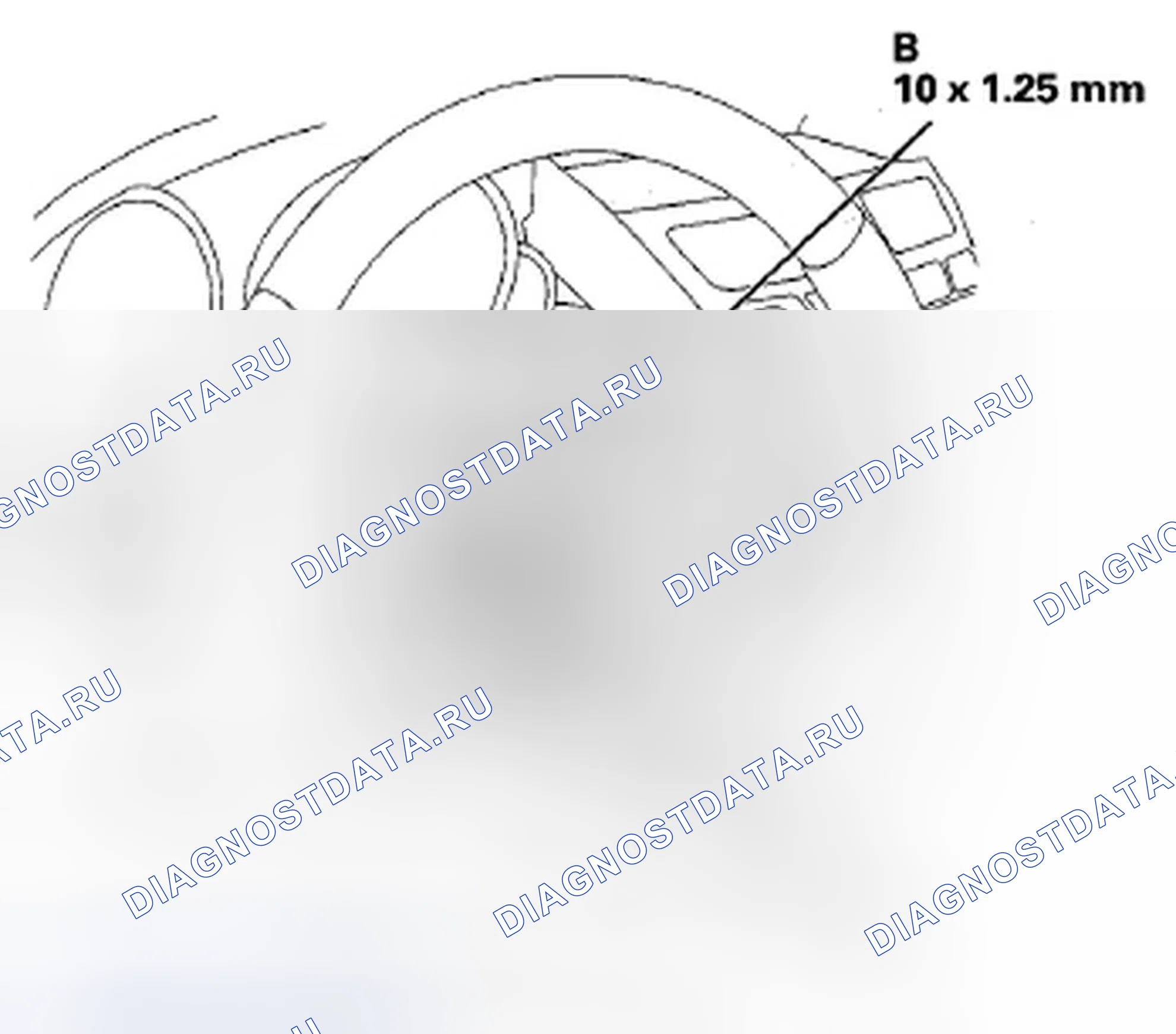 Рис. 12: Снятие рулевого колеса. Acura ZDX I