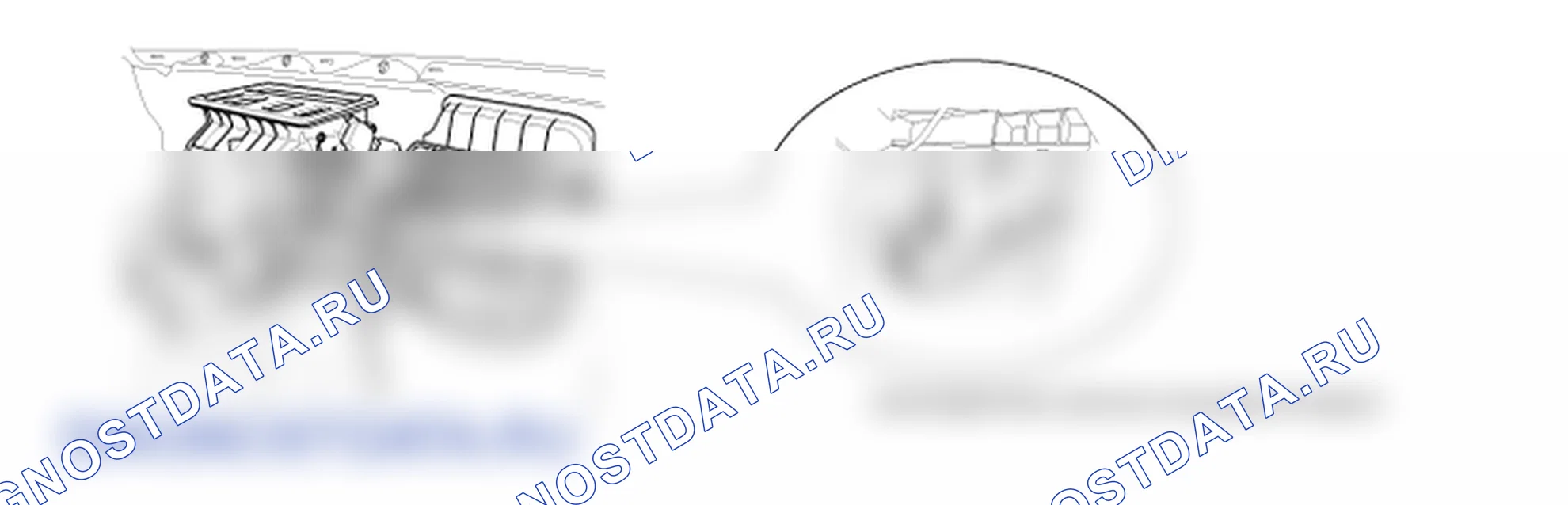 Детали B2415 Воздушная смесь дверь мотор-пассажир. Hyundai Genesis BH
