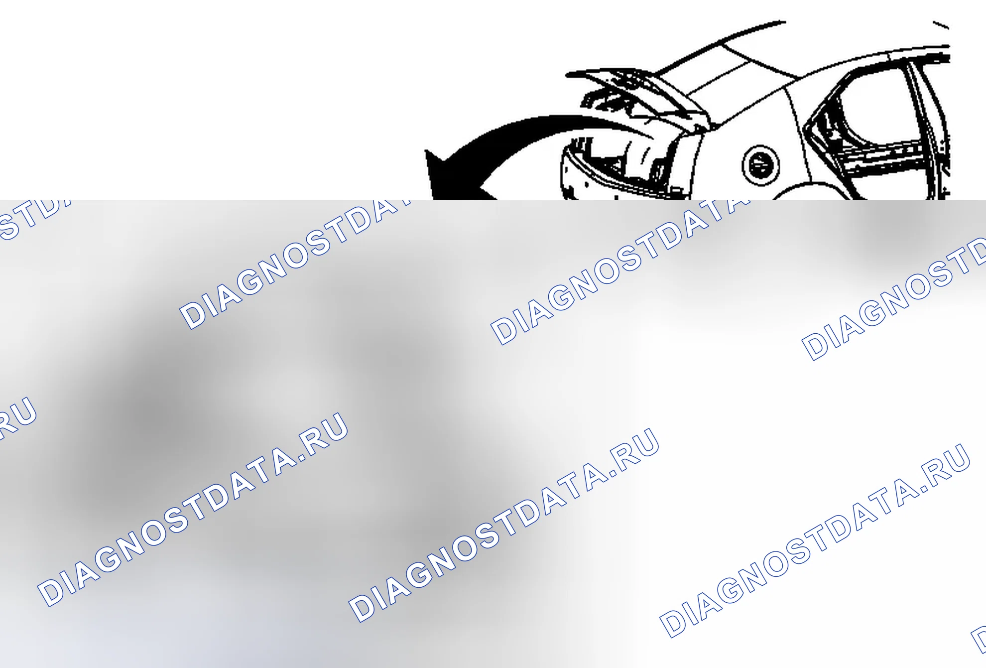 Рис. 10: Замена модуля управления вспомогательным корпусом (UA2). Cadillac CTS II