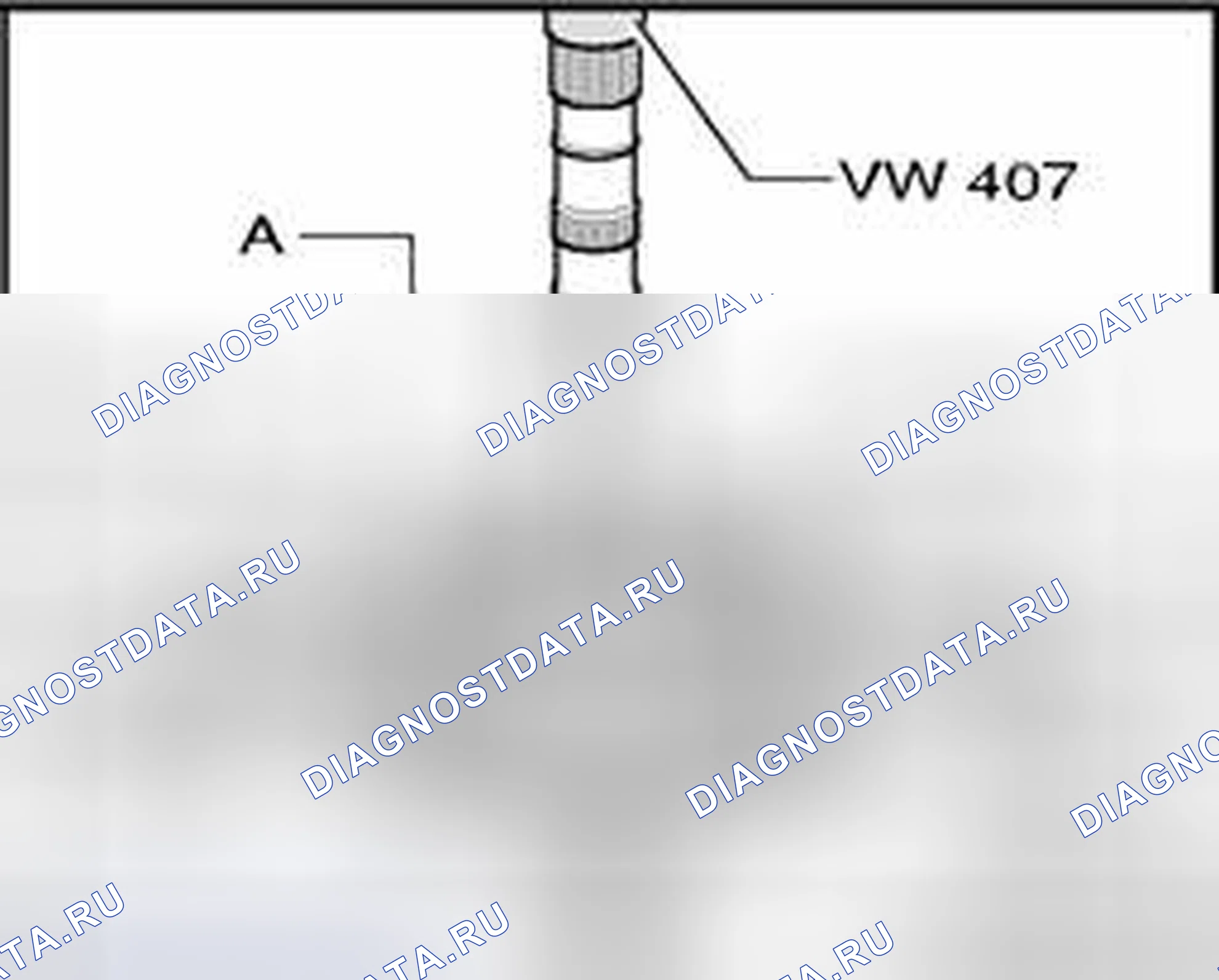 Рис. 545: Отжим ступицы синхронизатора для 1-й и 2-й передач. Volkswagen Passat B5
