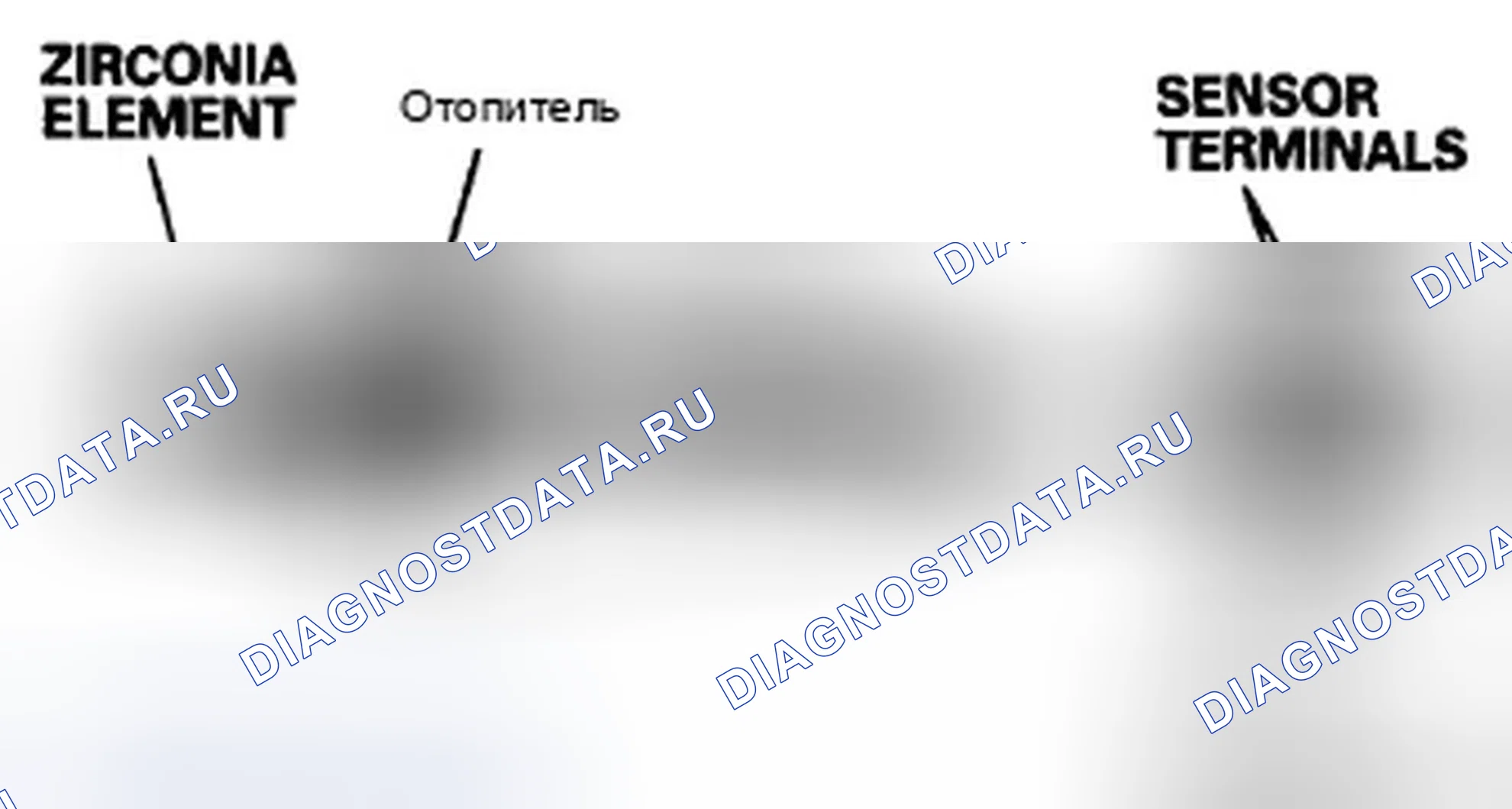 Рис. 42: Датчик вторичного нагретого кислорода (вторичный подогреваемый кислородный датчик). Honda CR-V III рестайлинг