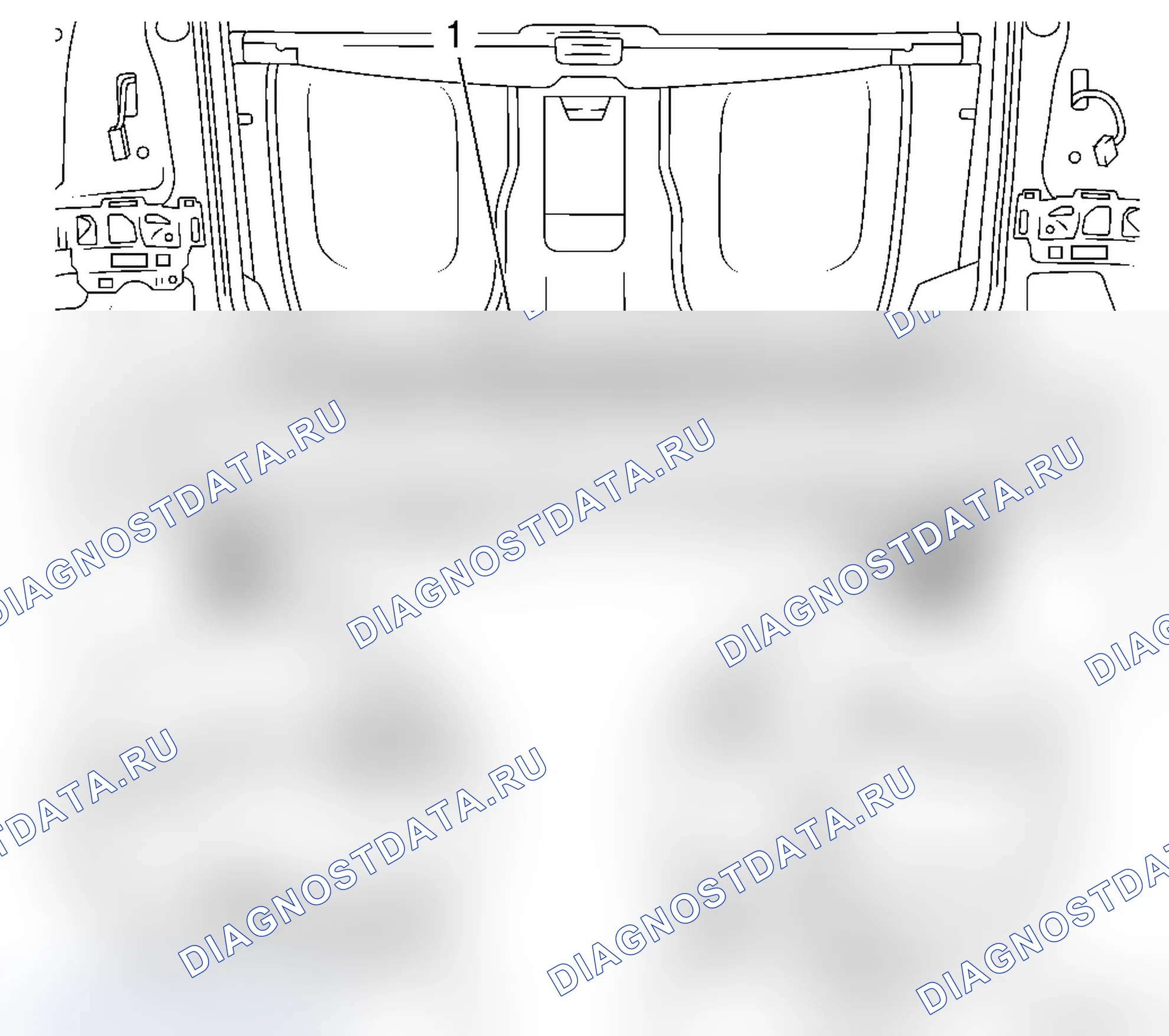 Демонтаж и монтаж задней балки (ограничителя удара). Opel Zafira B