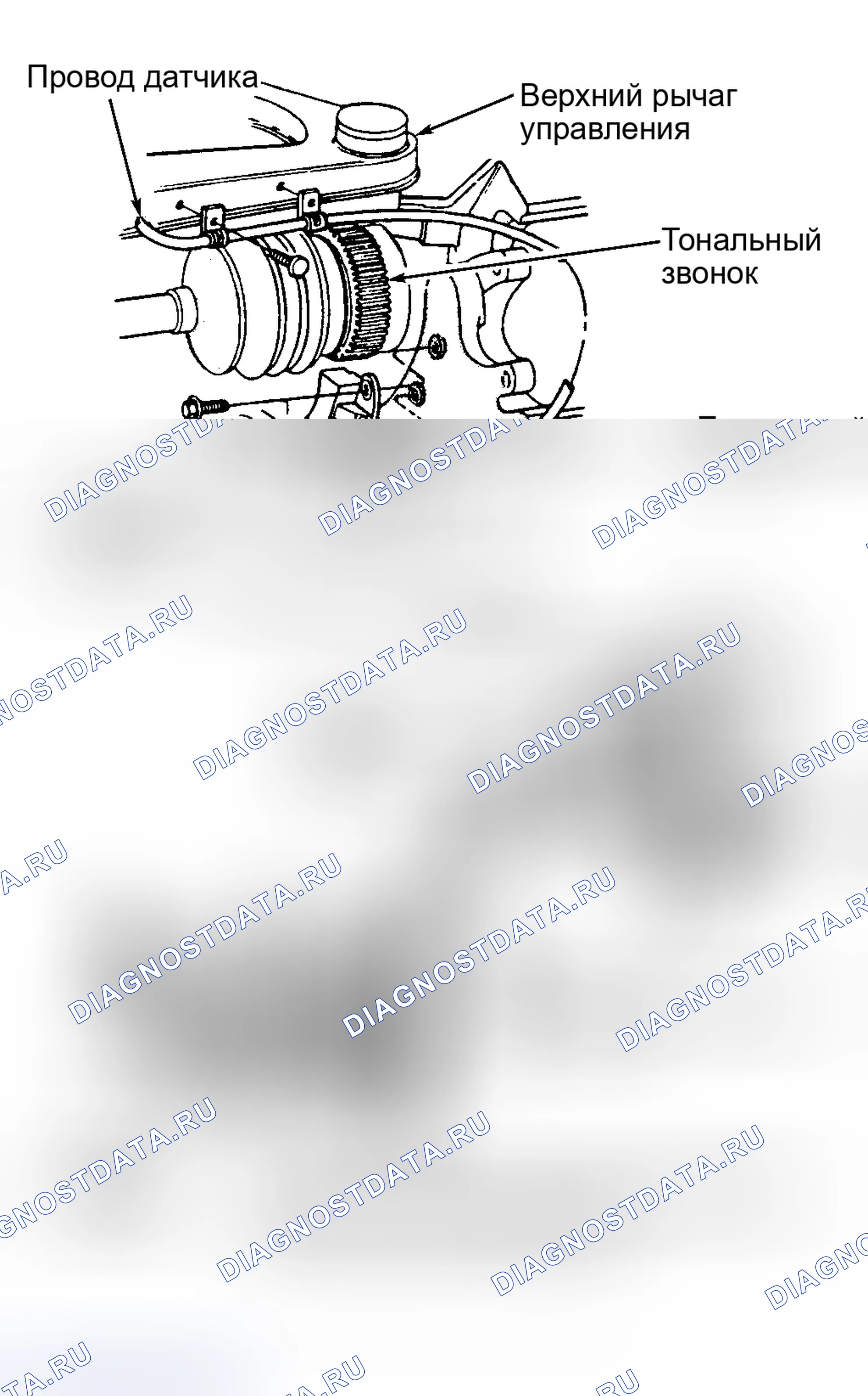 Рис. 33: ДАТЧИК СКОРОСТИ КОЛЕСА И ТОНАЛЬНОЕ КОЛЕСО. Dodge Pickup R1500 AD pre