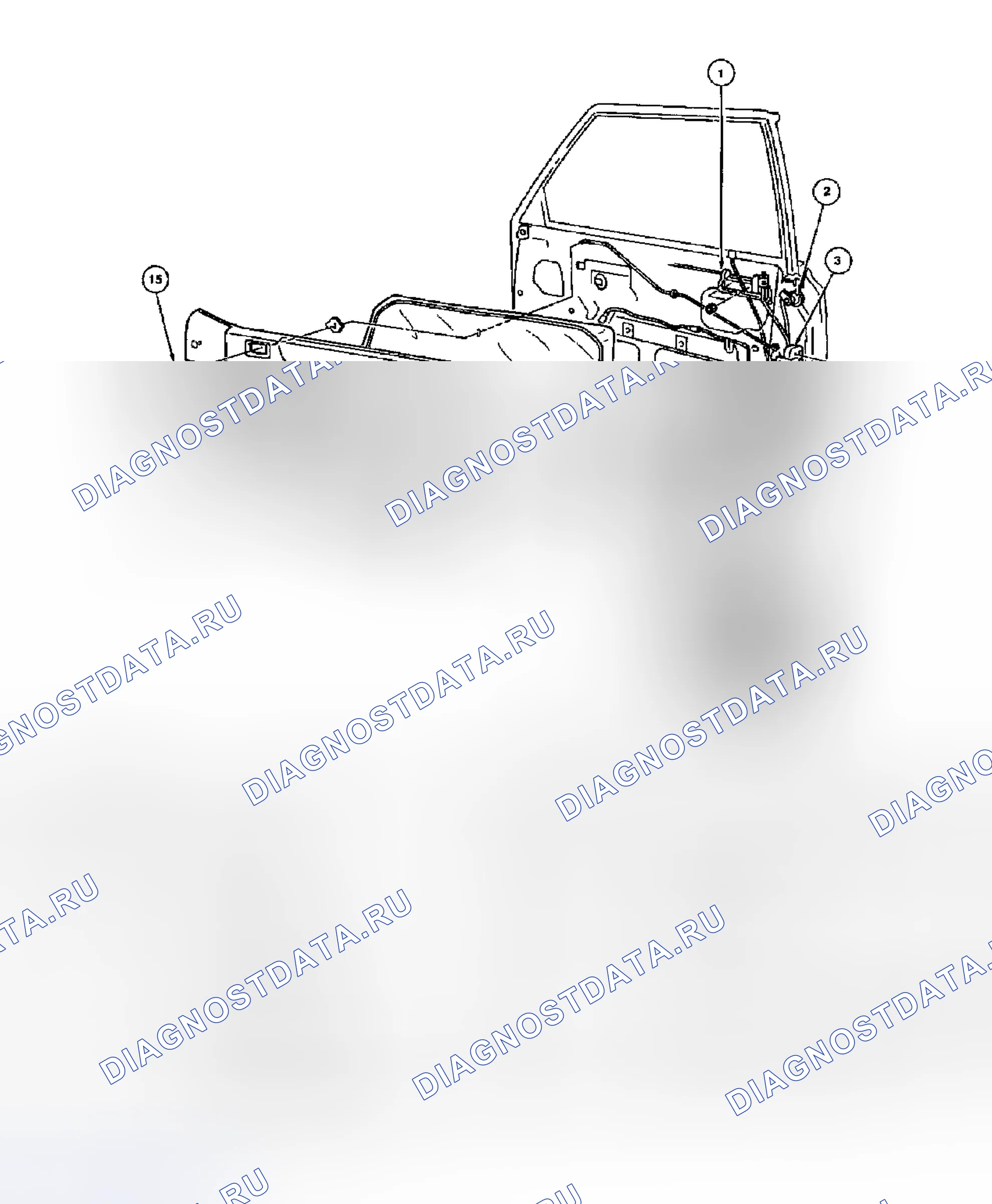 Рис. 9: Демонтаж и монтаж. Mercury Tracer I