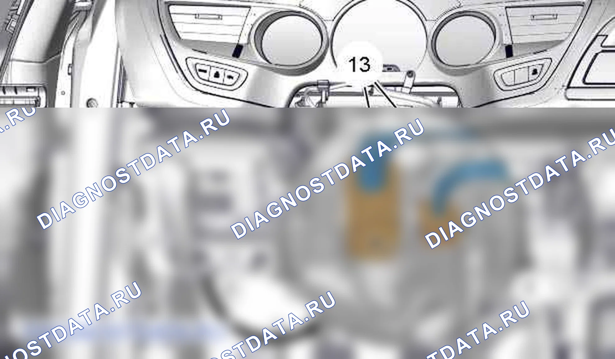 Снятие - установка: приборная панель — c5fm0csd. Citroen C5 II