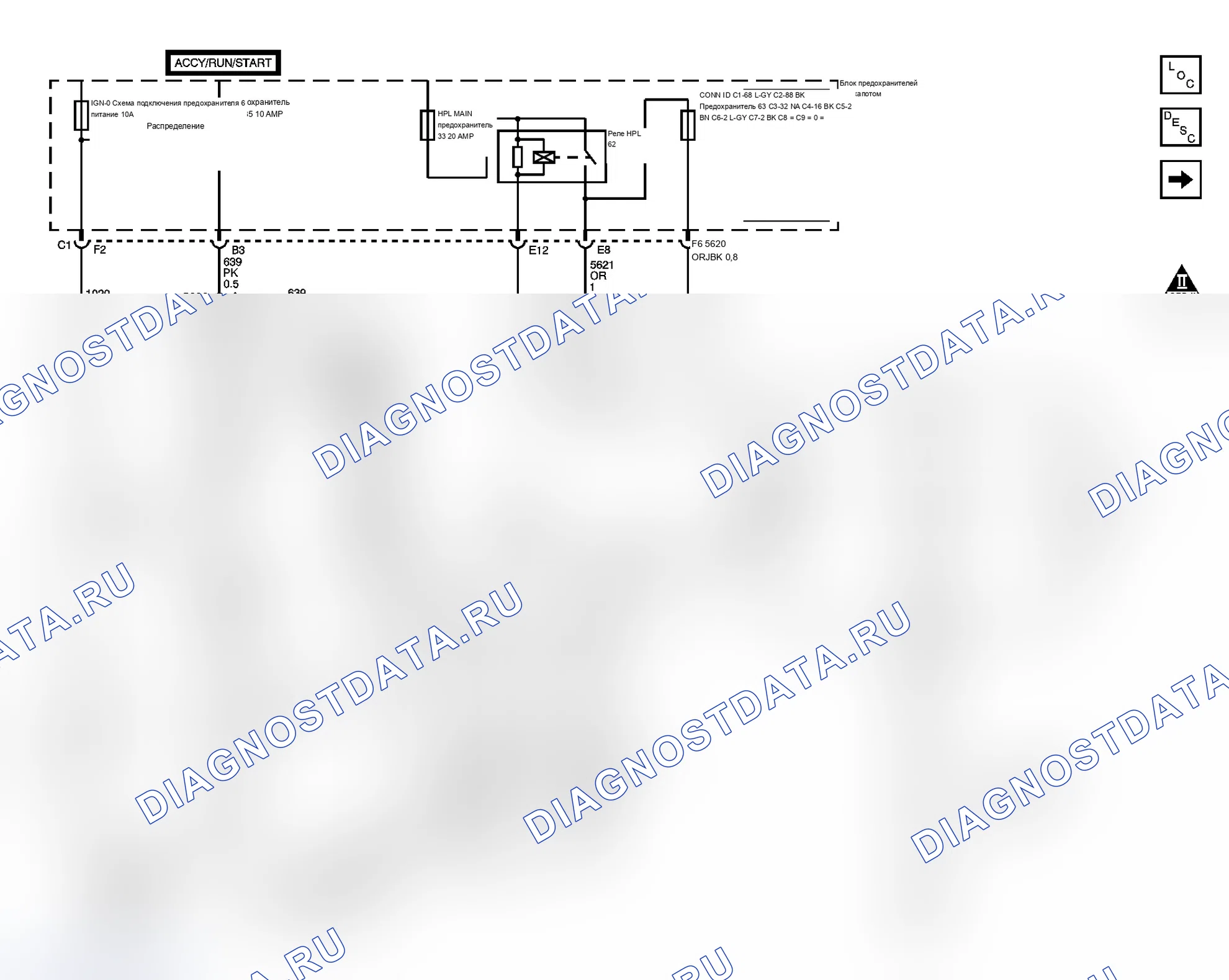 Рис. 3: Схема управления двигателем. Chevrolet Chevy Express G2500 