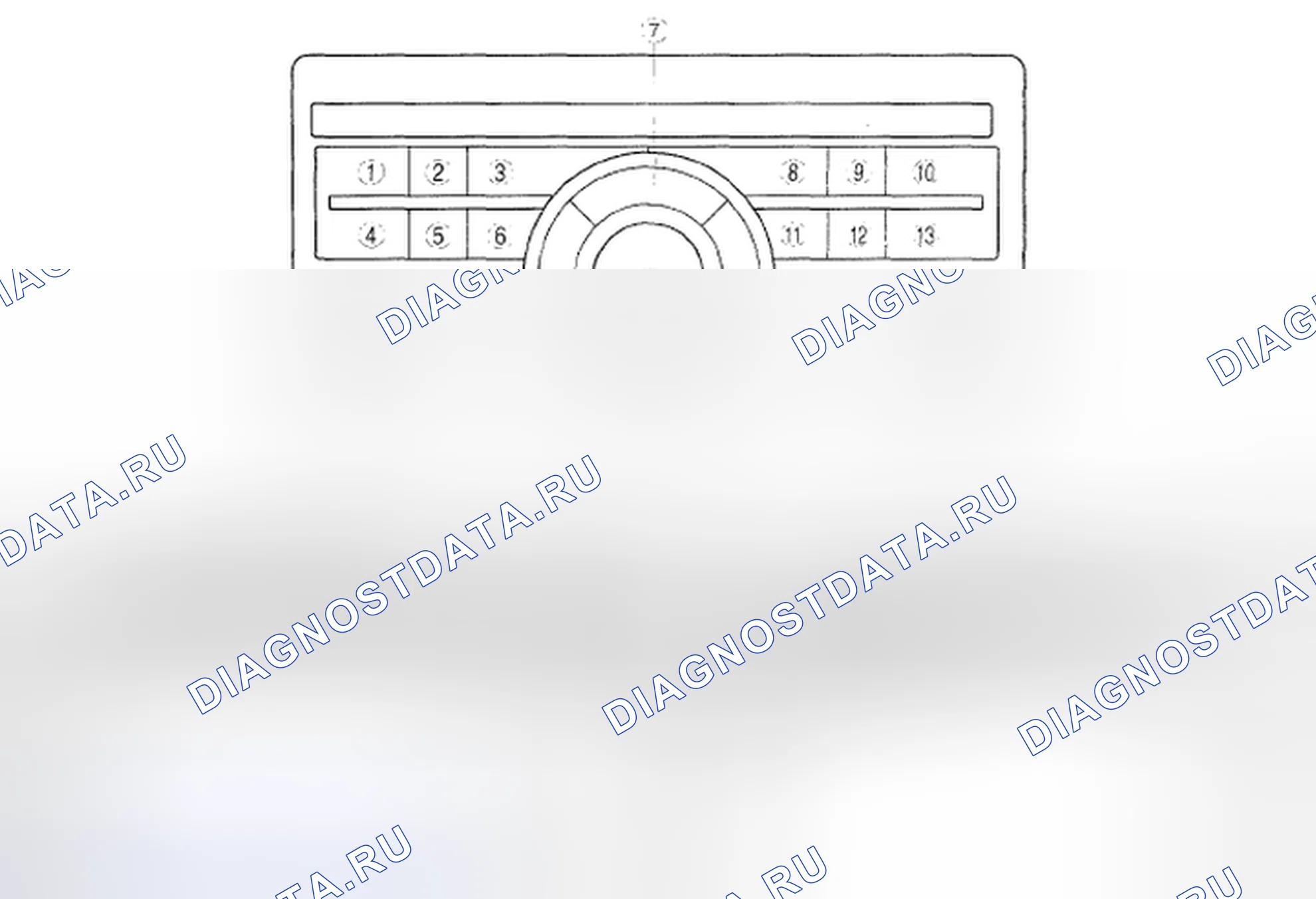 Рис. 84: Кнопки. Mazda CX-9 I